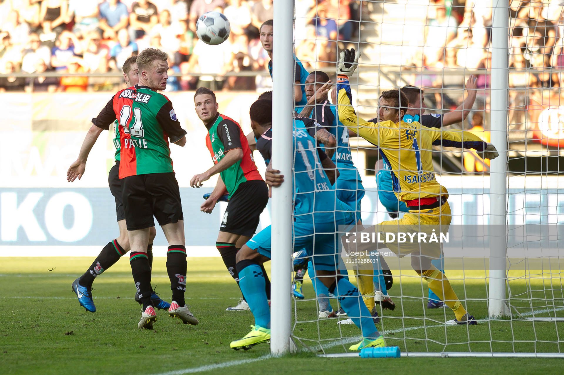 EC speler Melvin Platje och Bram Nuytinck, NEC, Jeremain
