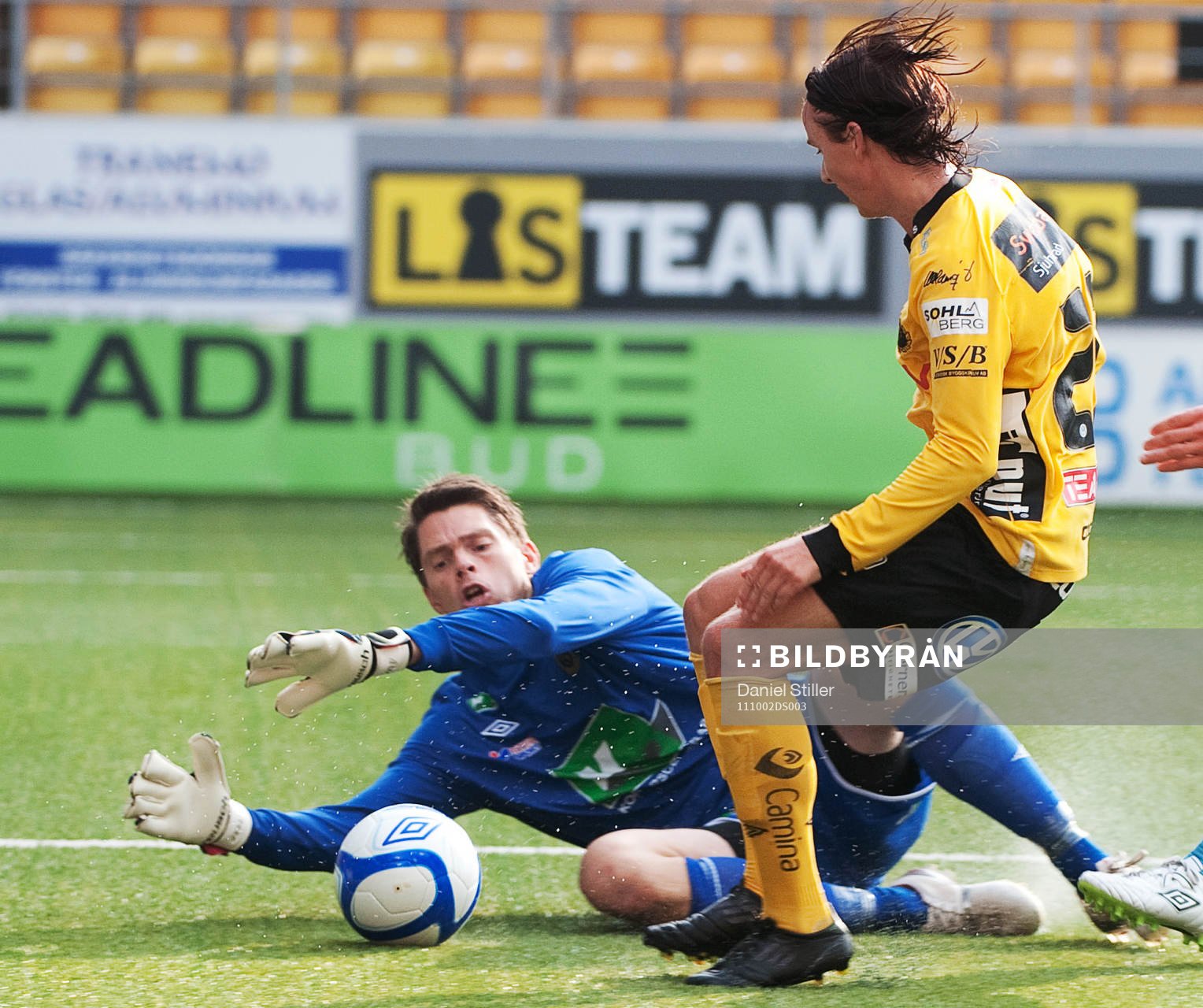 Niklas Hult, Elfsborg, Mattias Hugosson, målvakt Gefle