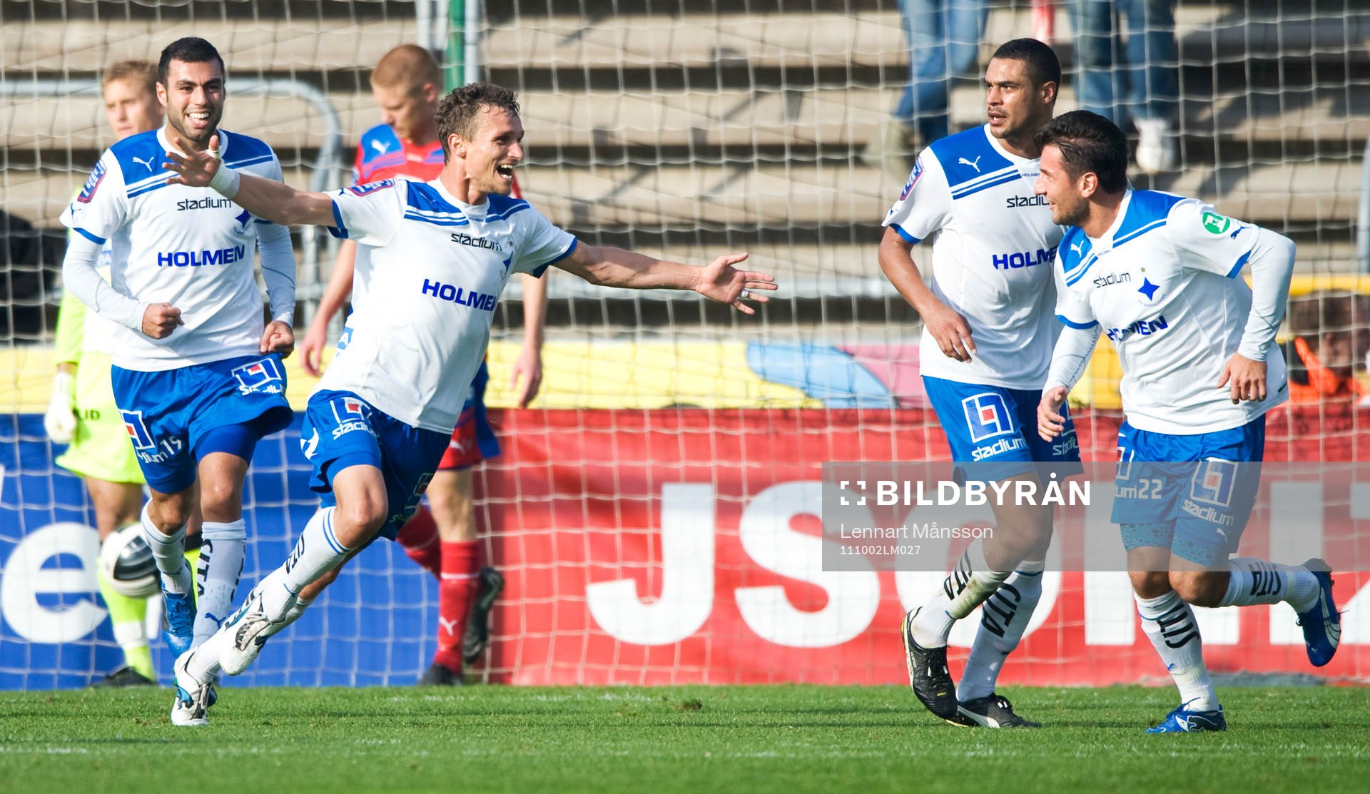  1-1 Sphetim Hasani, Norrköping, jubel.