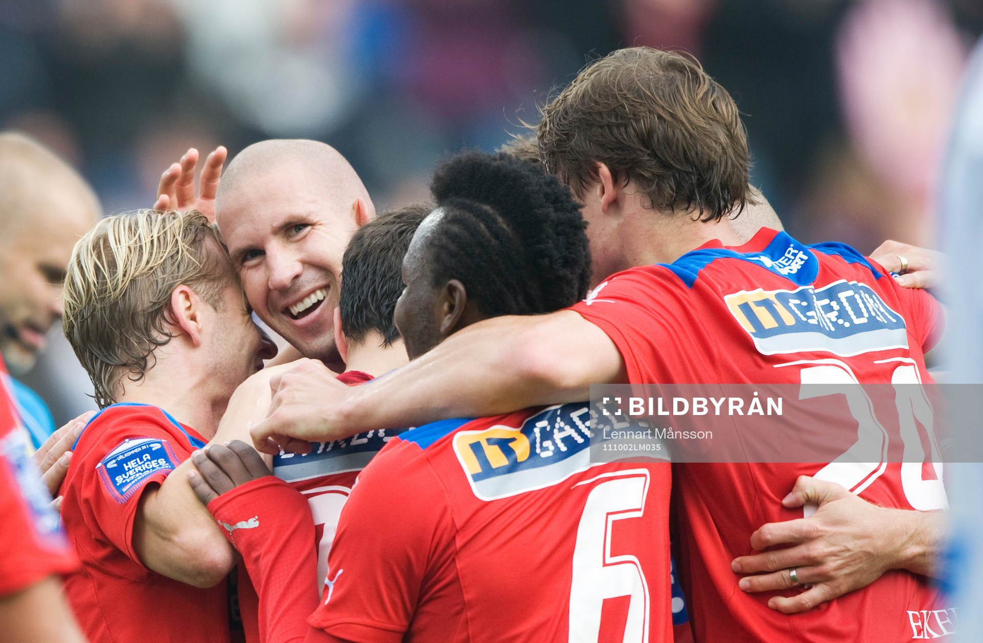 1-0 Mattias Lindström, Helsingborg, jubel, glädje