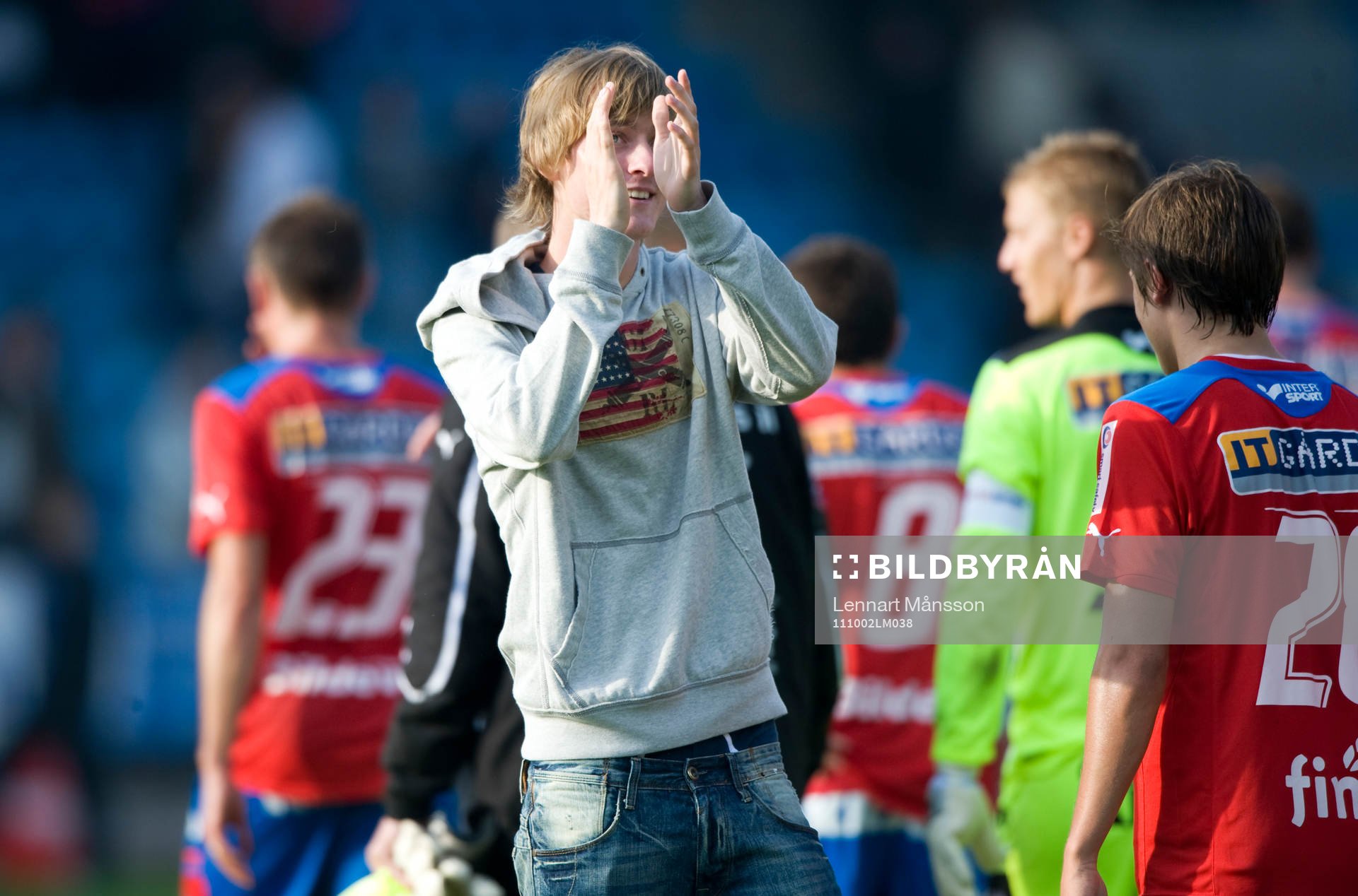 Rasmus Jönsson var hemma och firade