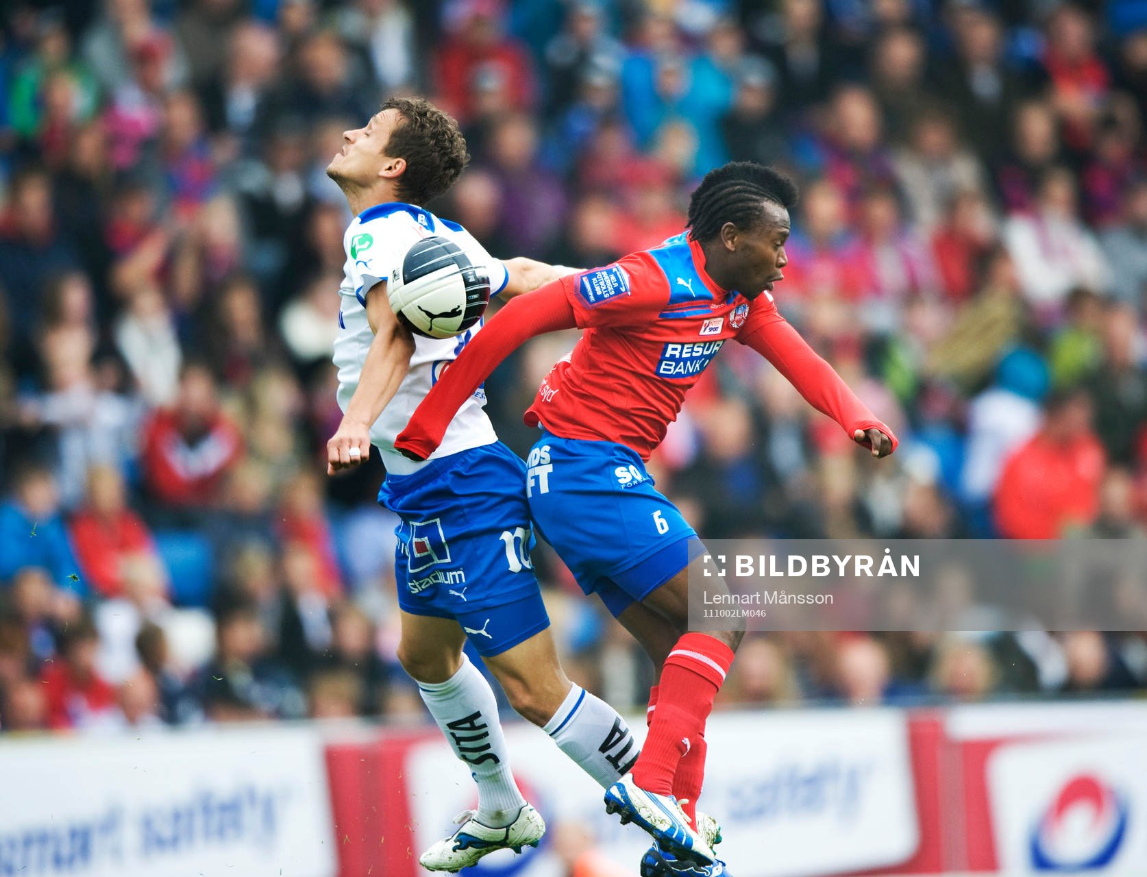 May Mahlangu, Helsingborg och Sphetim Hasani, Norrköping