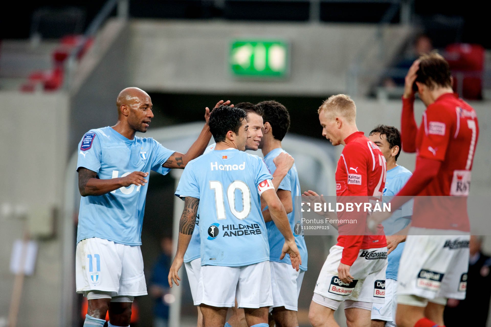 Jeffrey Aubynn och Malmö FF, jubel