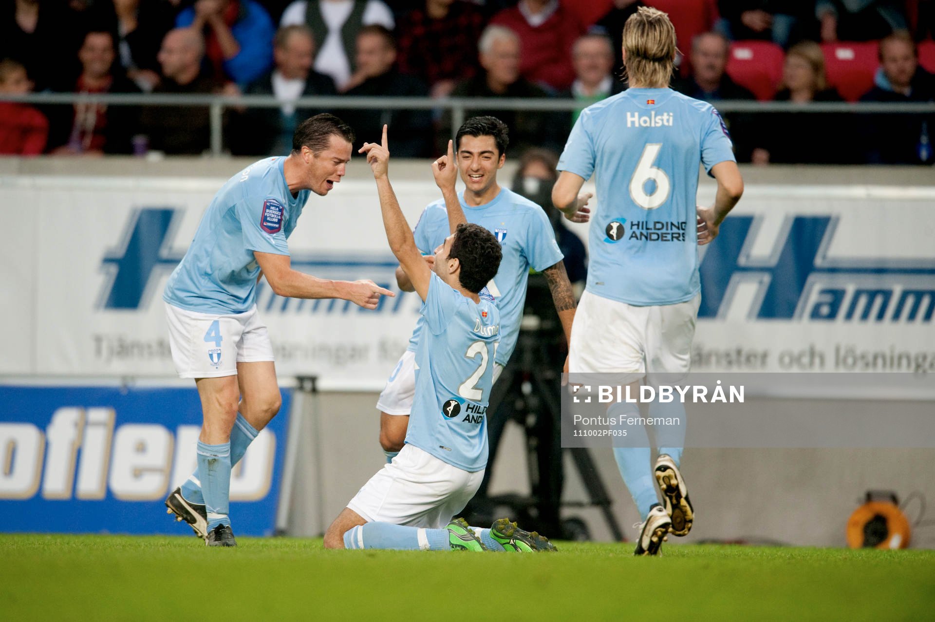 Daniel Andersson, Jimmy Durmaz, Jiloan Hamad, Malmö FF,
