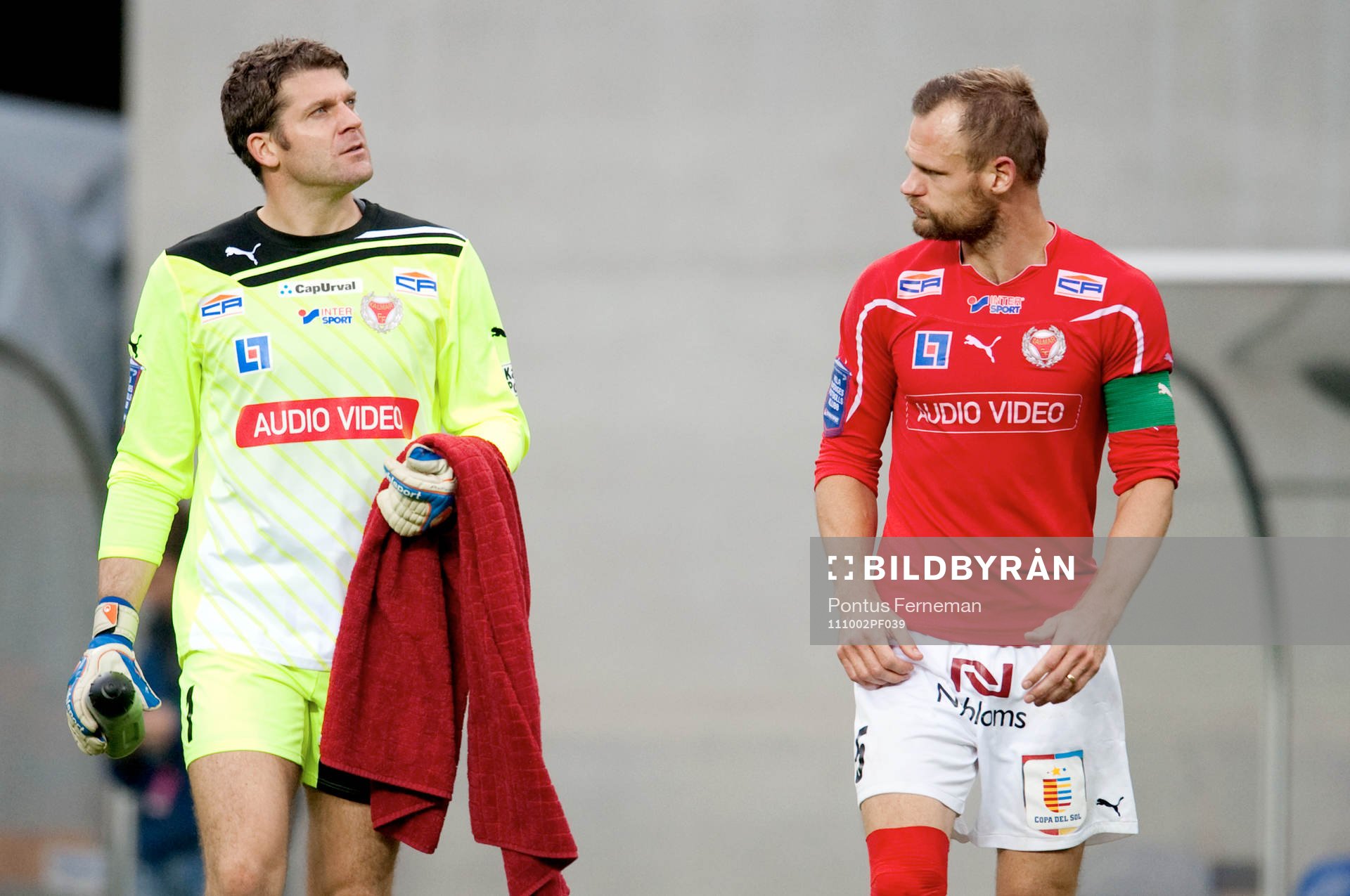 Petter Wastå, målvakt och Tobias Carlsson