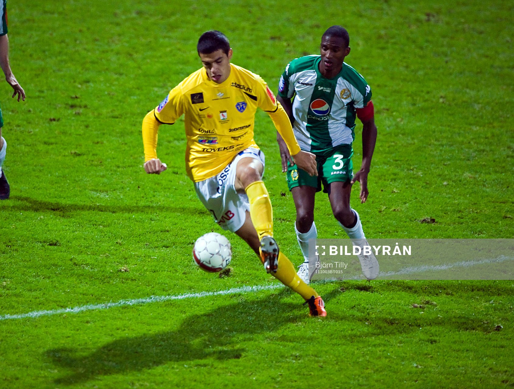  Zlatan Krizanoivc, Falkenberg och Jose Monteiro de Macedo, Hammarby.