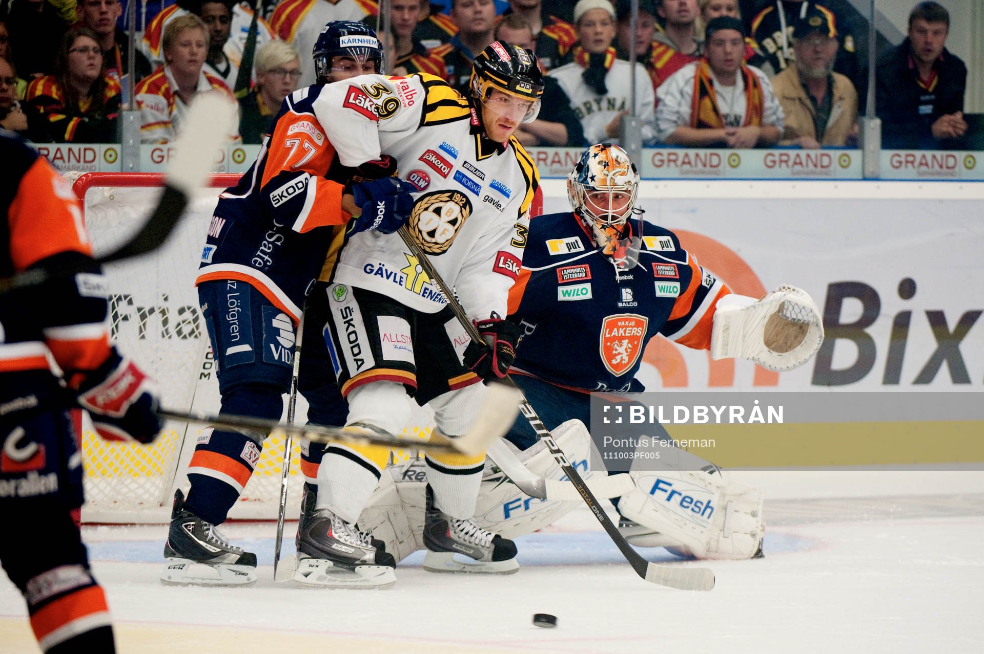 Jonas Nordqvist, Brynäs, Martin Gerber, målvakt, Växjö