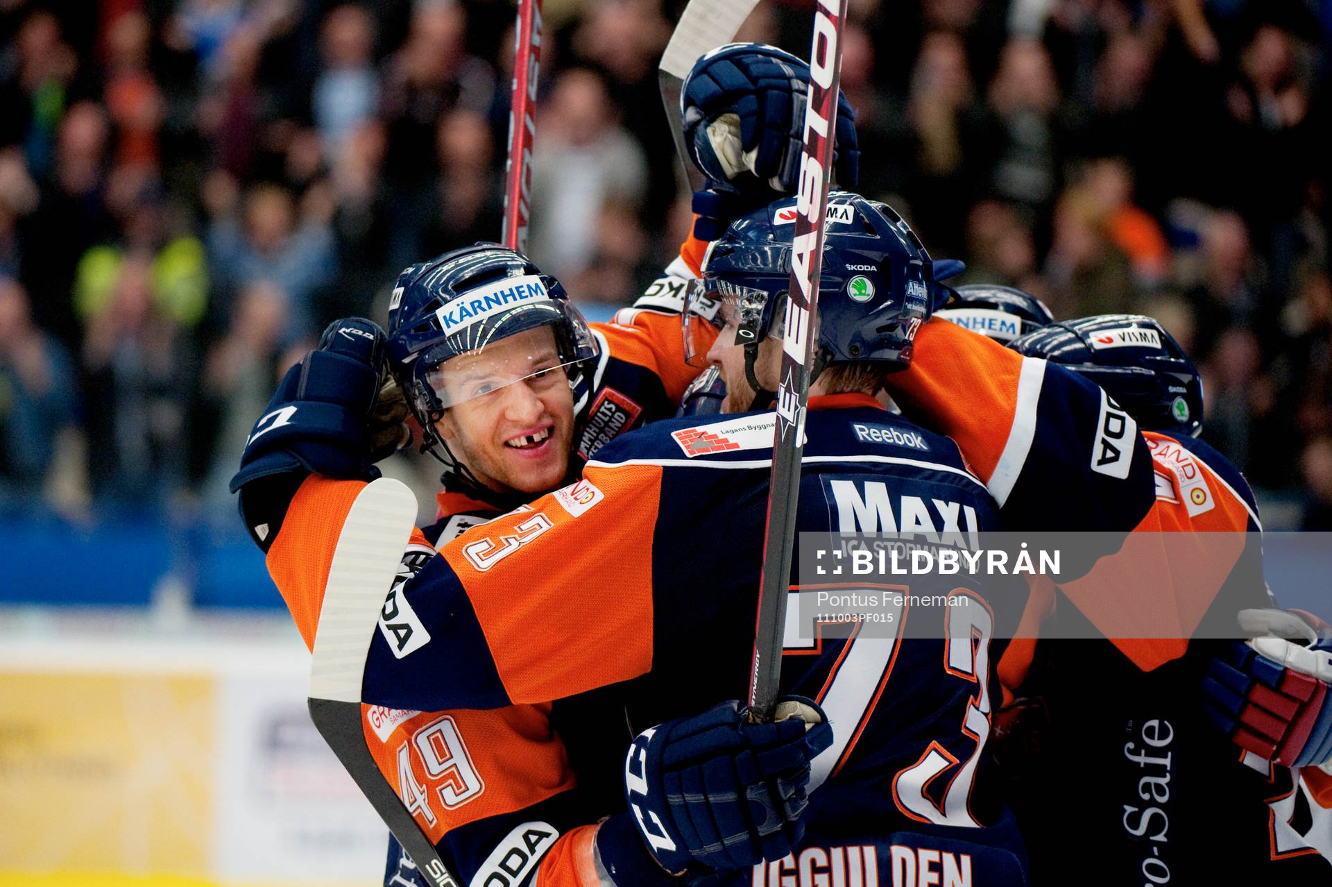 Ilkka Heikkinen, Mike Iggulden, Växjö, jubel
