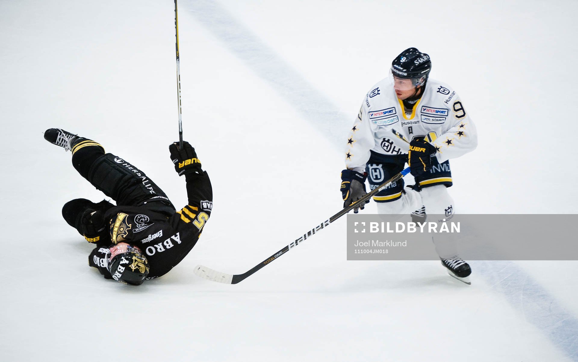 Johannes Salmonsson, AIK, faller