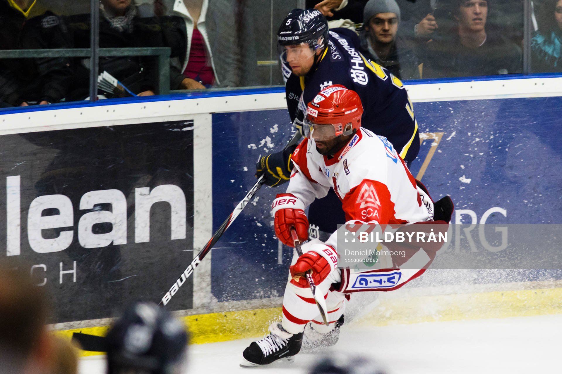 Yared Hagos, Timrå  vid sidan av Mikko Luoma, HV71