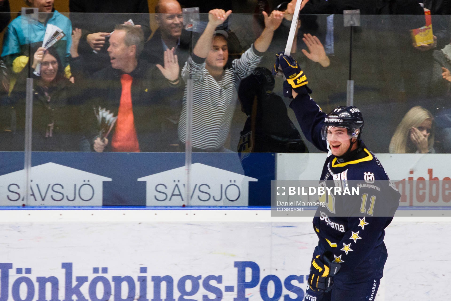 Jesse Joensuu, HV71 jubel tillsamman med publiken i