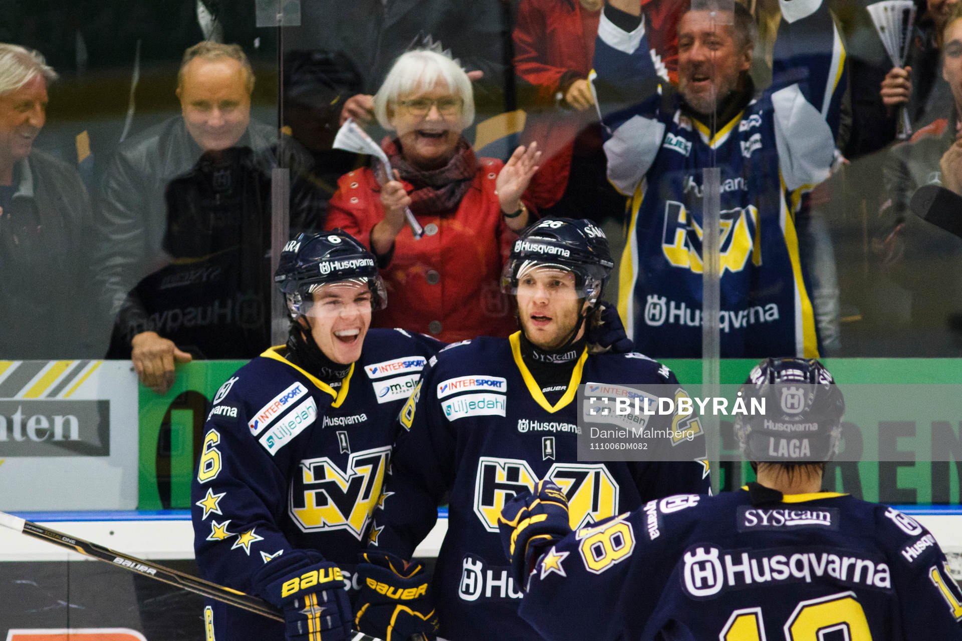 Oscar Fantenberg, HV71 jubel