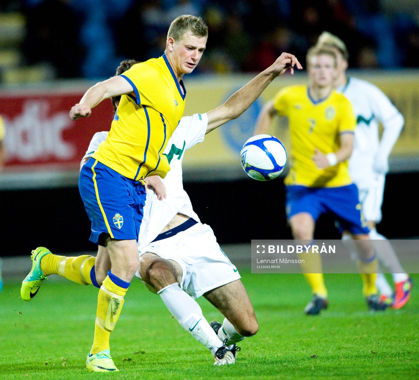 John Guidetti, Sverige och Nemanja Mitrovic, Slovenien