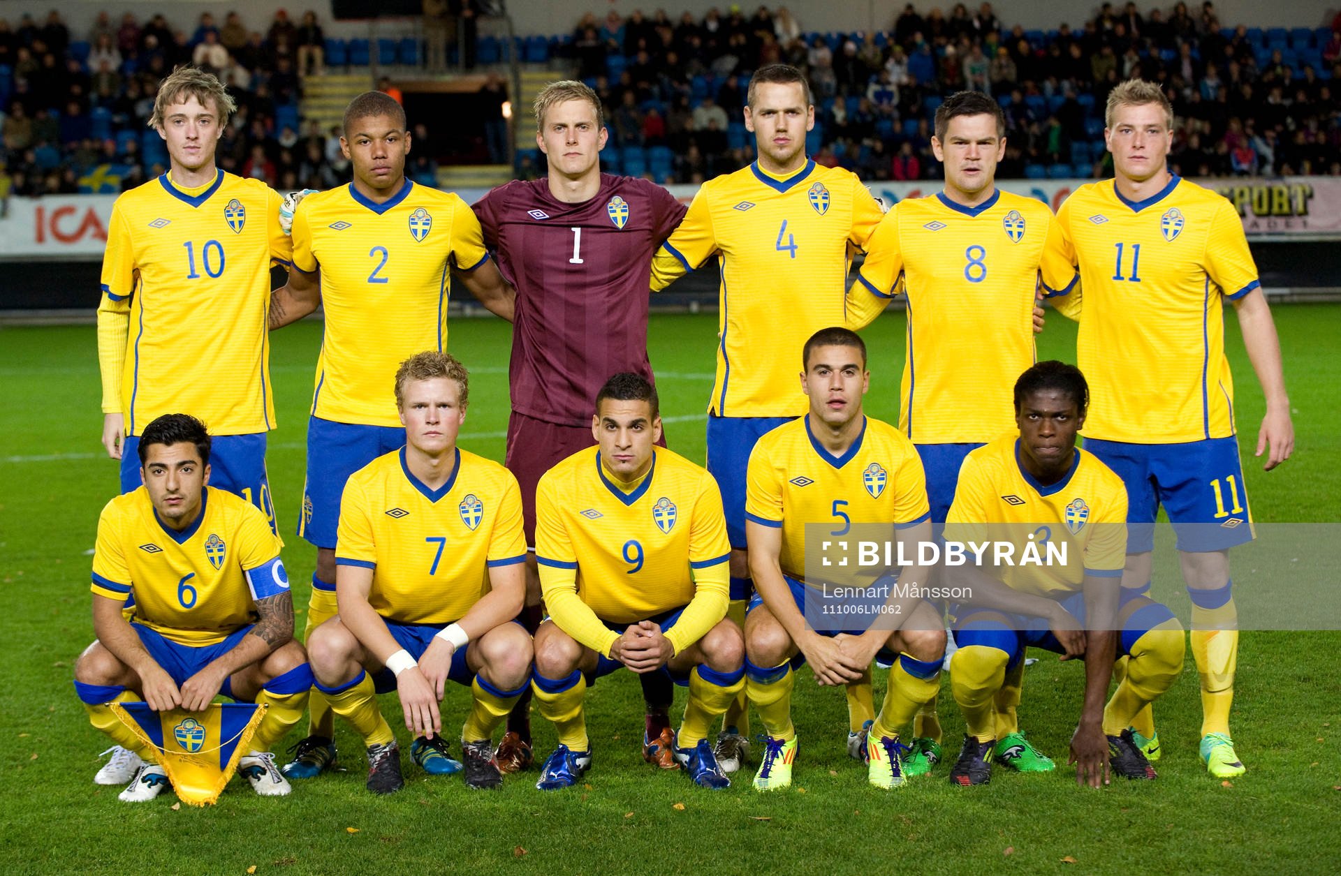 Startelva, lagbild, bakre raden frv, Rasmus Jönsson,