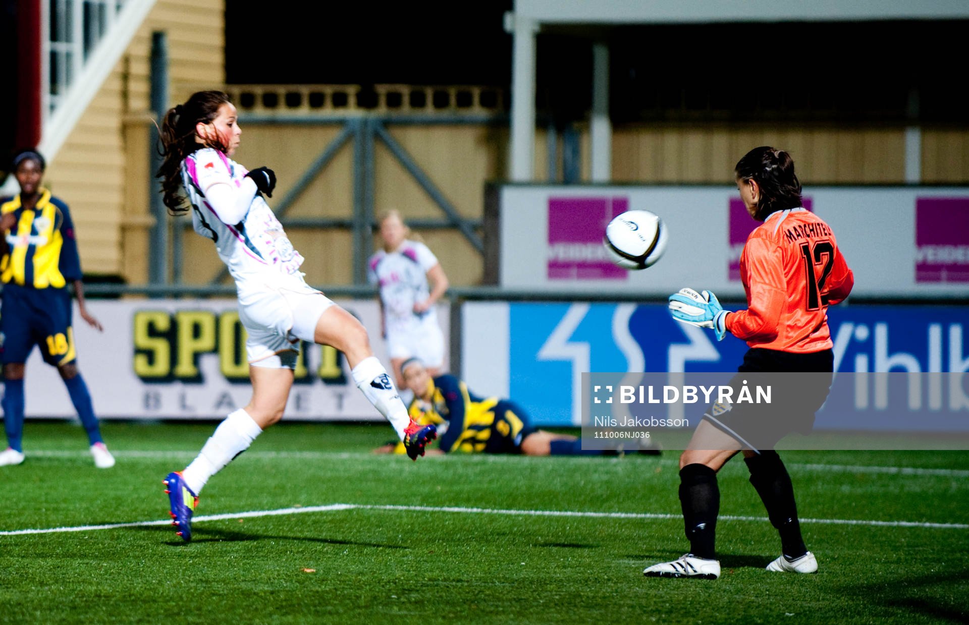 Sara Björk Gunnarsdottir, LDB Malmö slår in 1-0