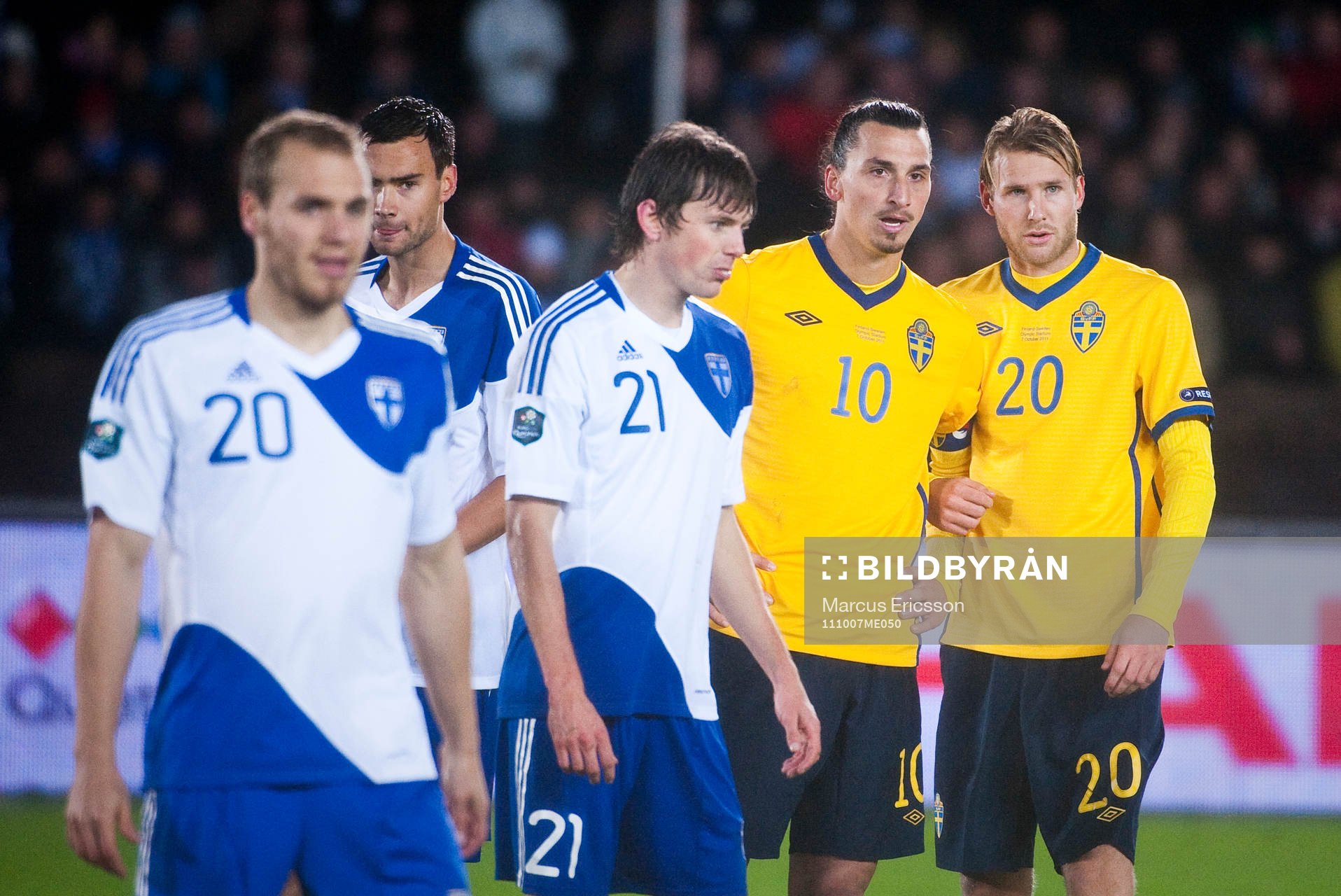 Zlatan Ibrahimovic och Ola Toivonen, Sverige