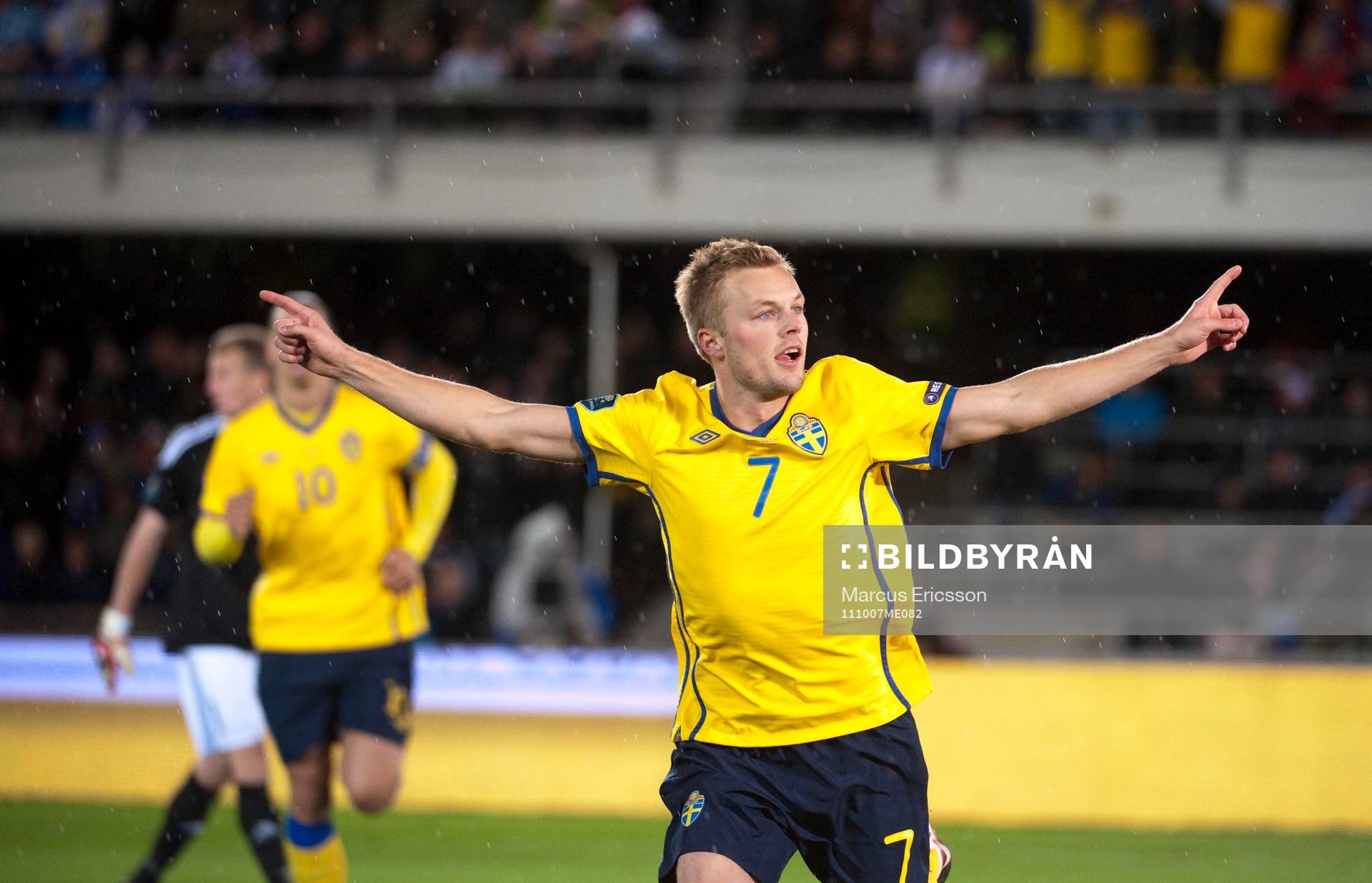 Sebastian Larsson, Sverige, jubel