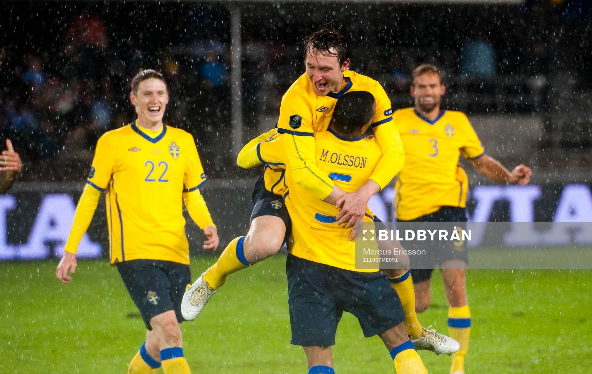 Martin Olsson, Sverige, jubel