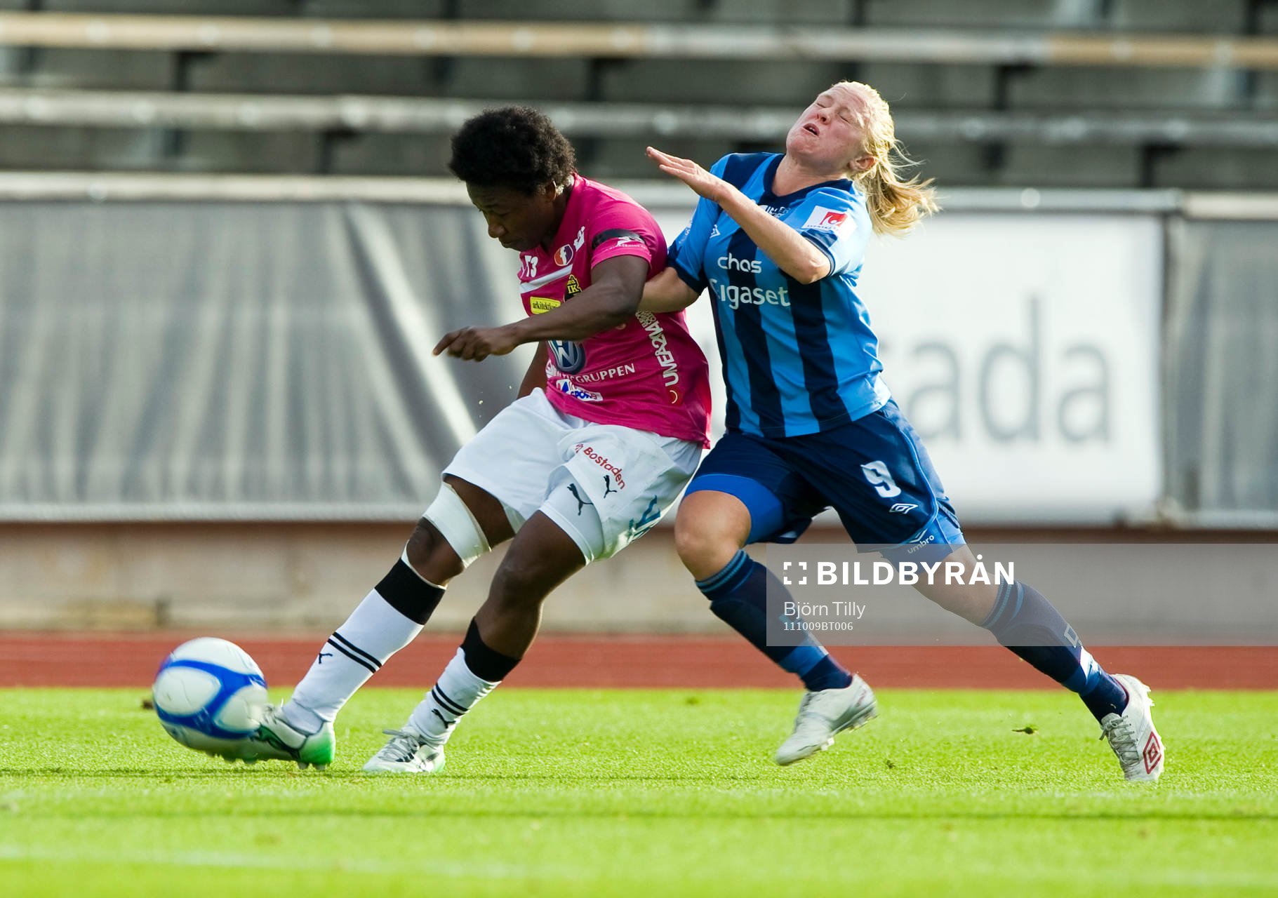  Rita Chikwelu, Umeå och Mia Jalkerud, Djurgården.