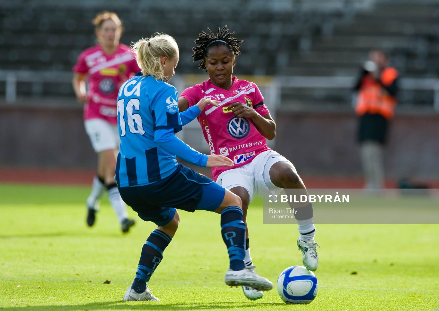 Sofia Nilsson, Djurgården och Ogonna Chukwudi, Umeå