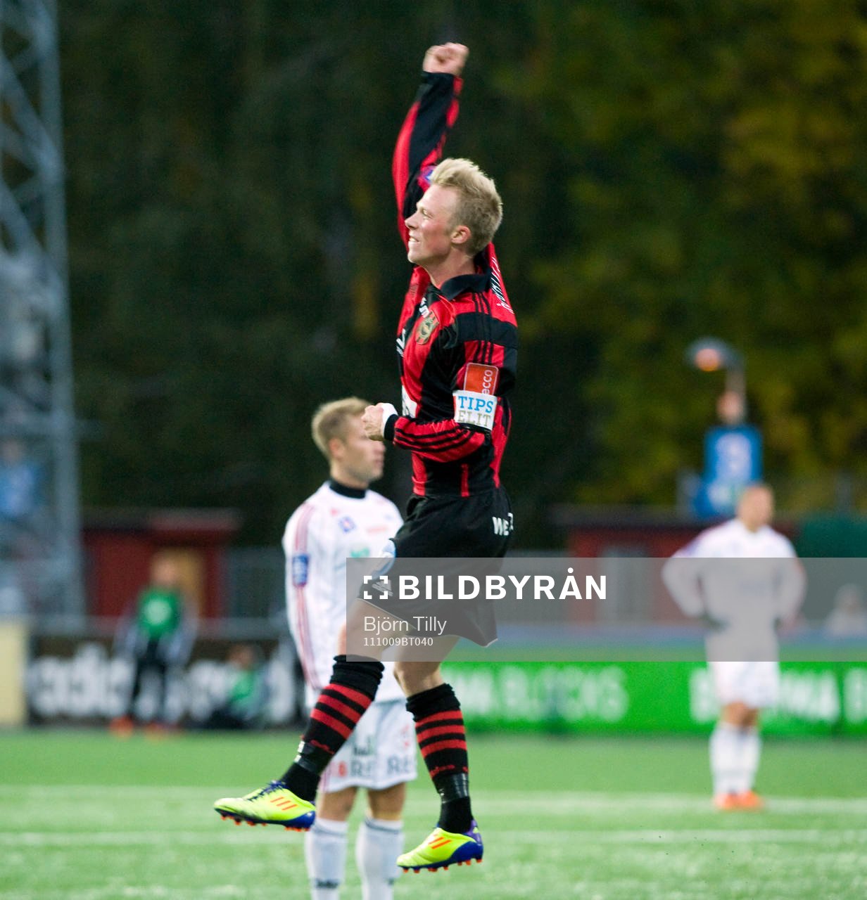  Pontus Åsbrink, Brommapojkarna, jubel efter 1-0.