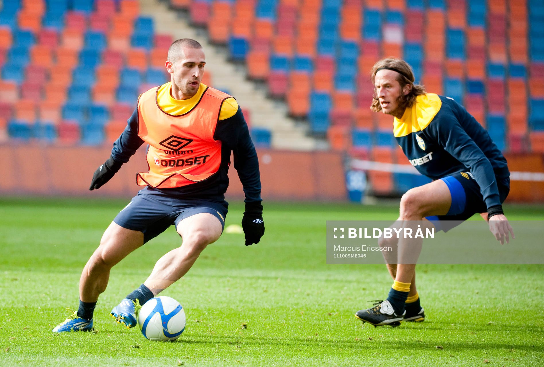 Emir Bajrami och Jonas Olsson