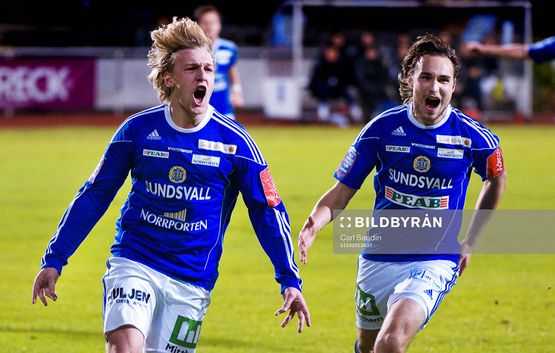 Emil Forsberg, Kevin Walker, Sundsvall, jubel