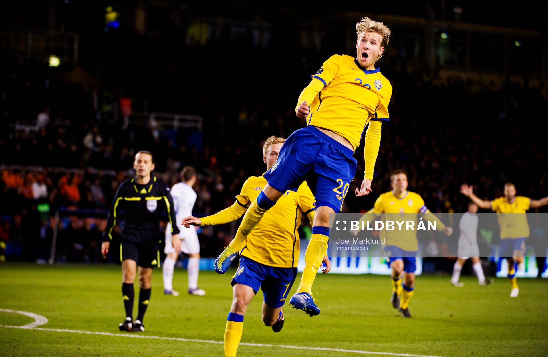 Ola Toivonen, Sverige, jublar