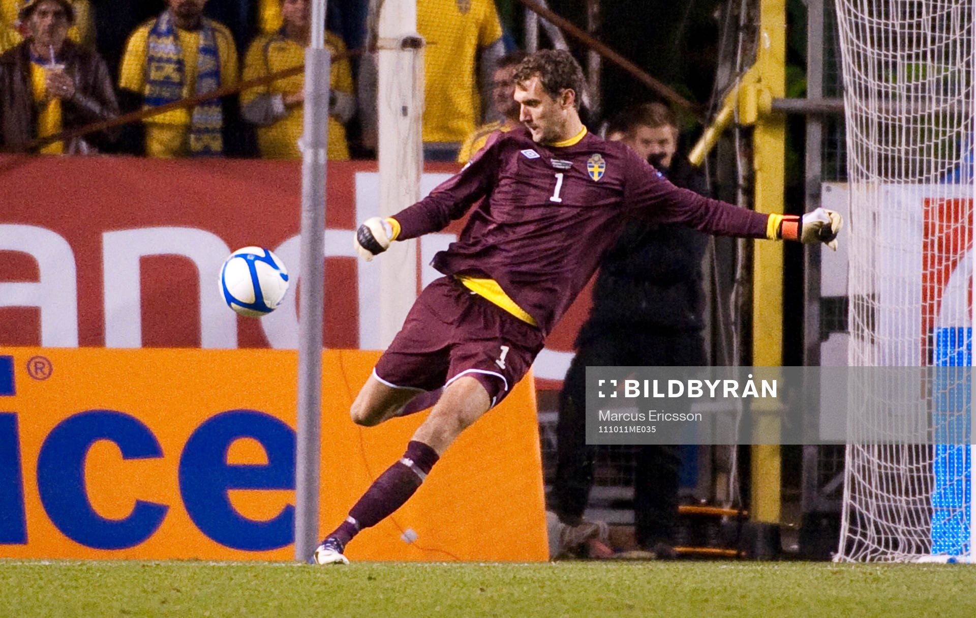 Andreas Isaksson, målvakt Sverige