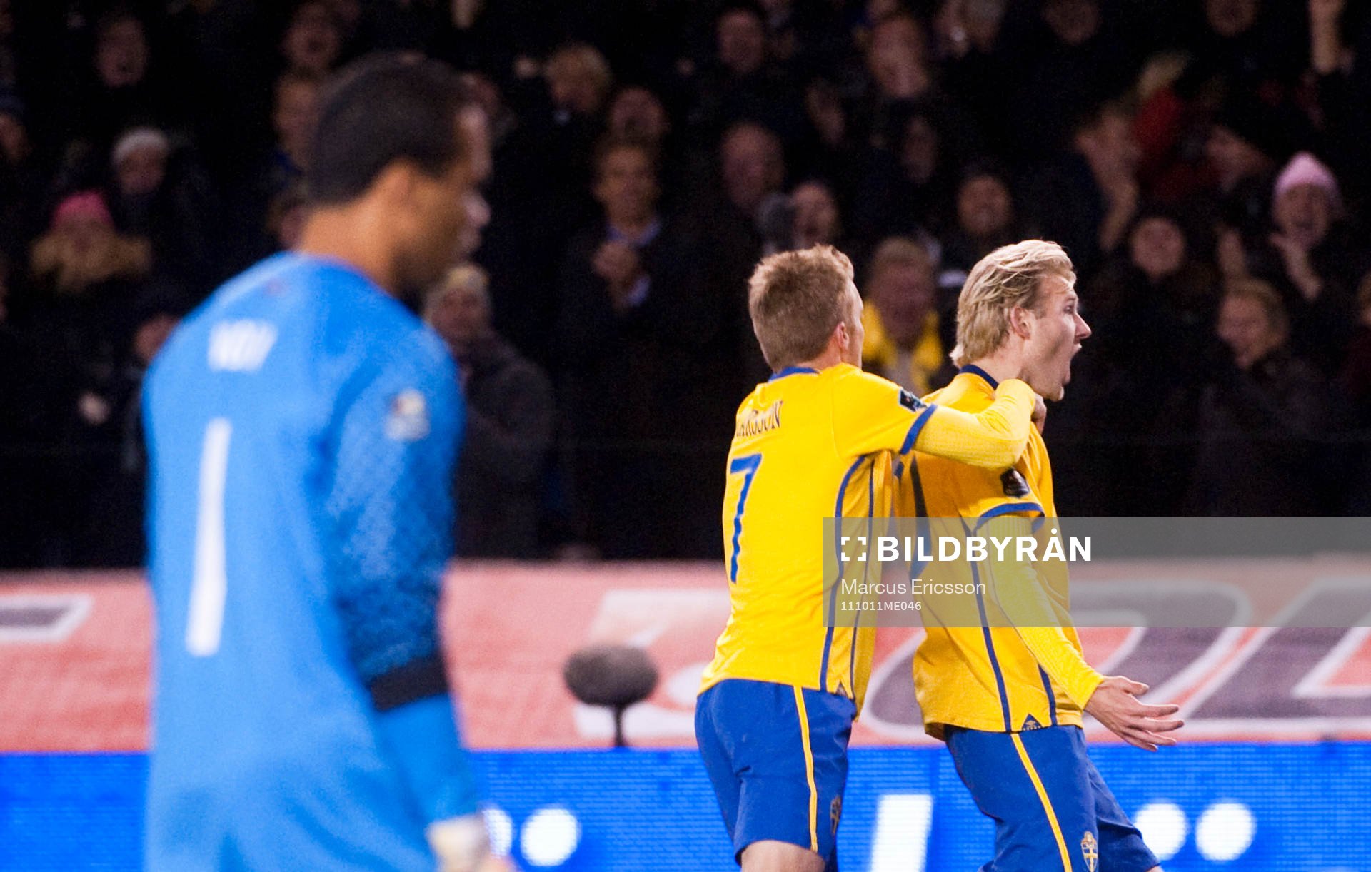 Sebastian Larsson och Ola Toivonen, Sverige (Jubel)