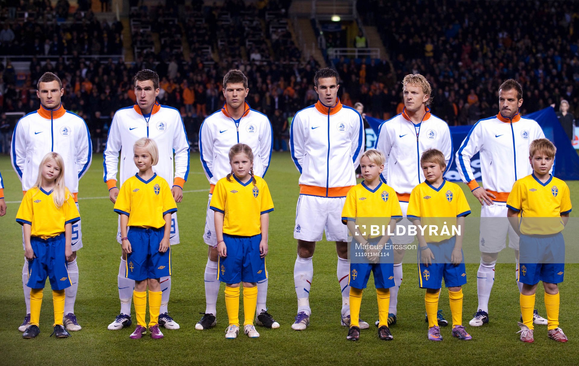 Fotboll, EM-Kval, Sverige - Holland