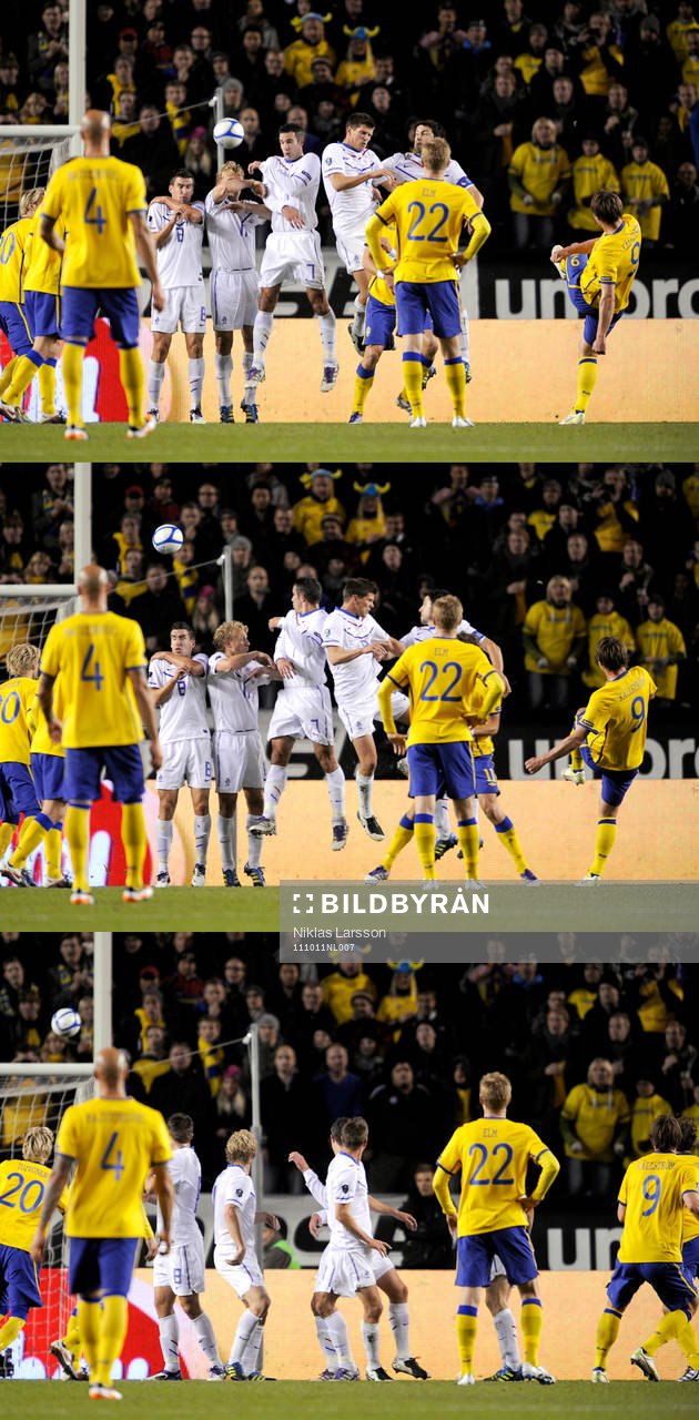 Sverige möter Holland i EM-kval i fotboll på Råsunda