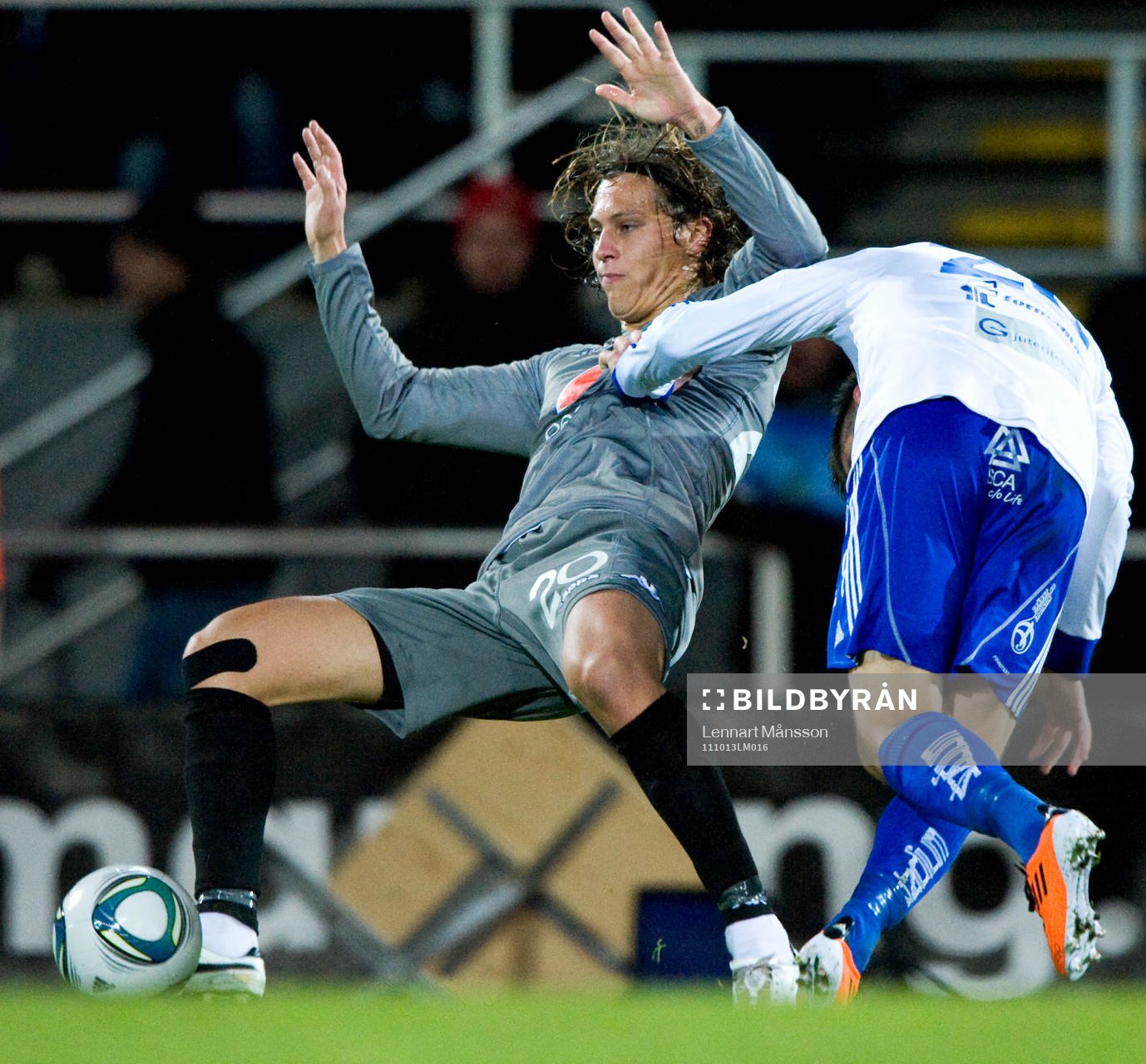 Björn Runström, Hammarby, trycks ner