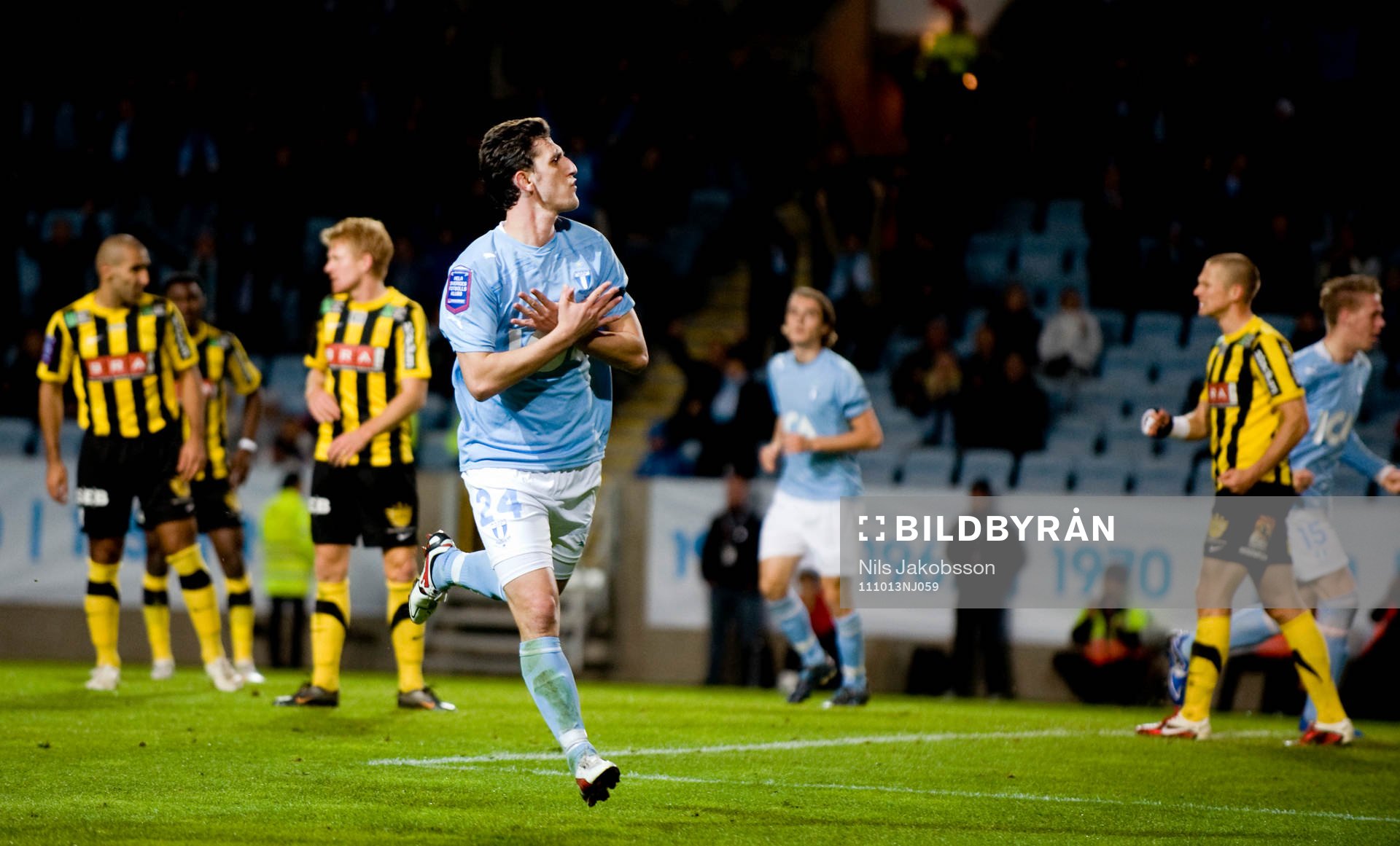 Agon Mehmeti, Malmö FF jubel