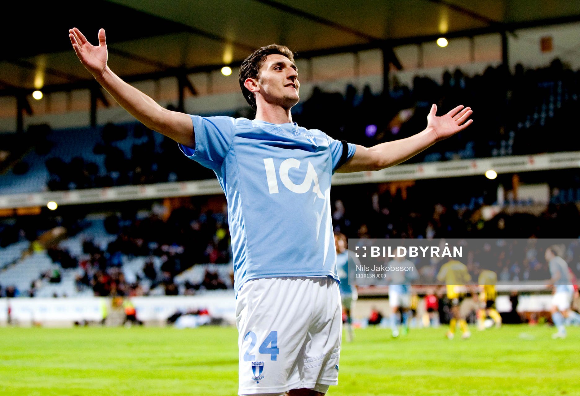 Agon Mehmeti, Malmö FF jubel
