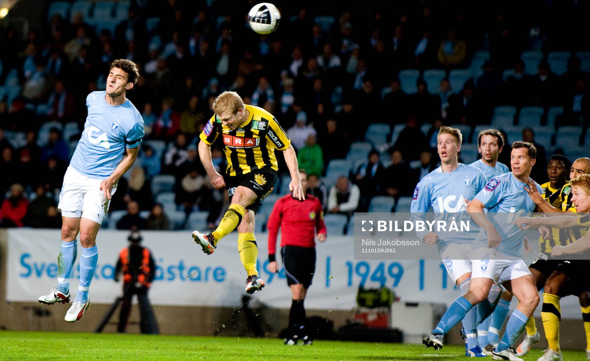 Agon Mehmeti, Malmö FF nickar in 1-0