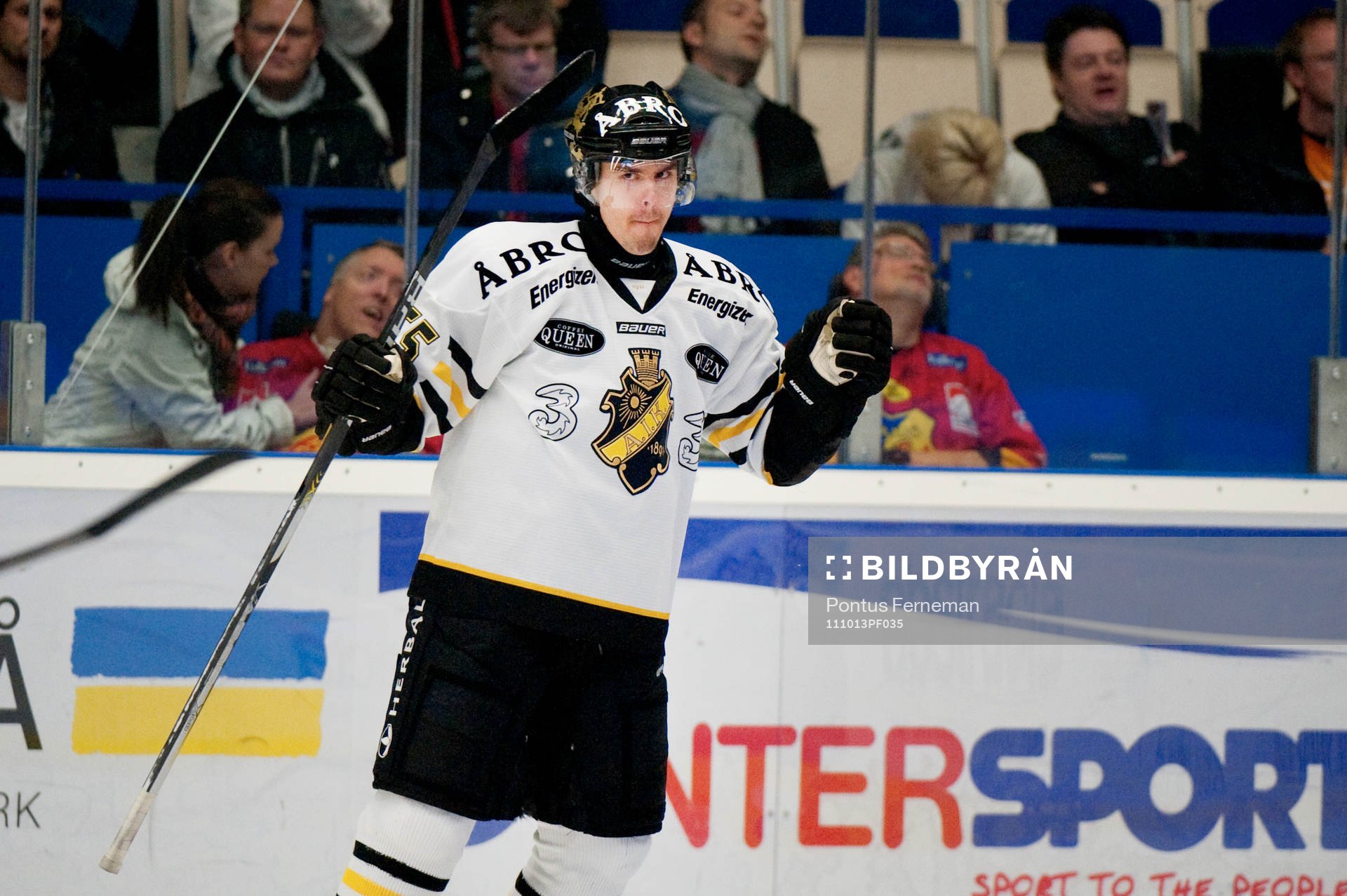 Linus Videll, AIK, jubel