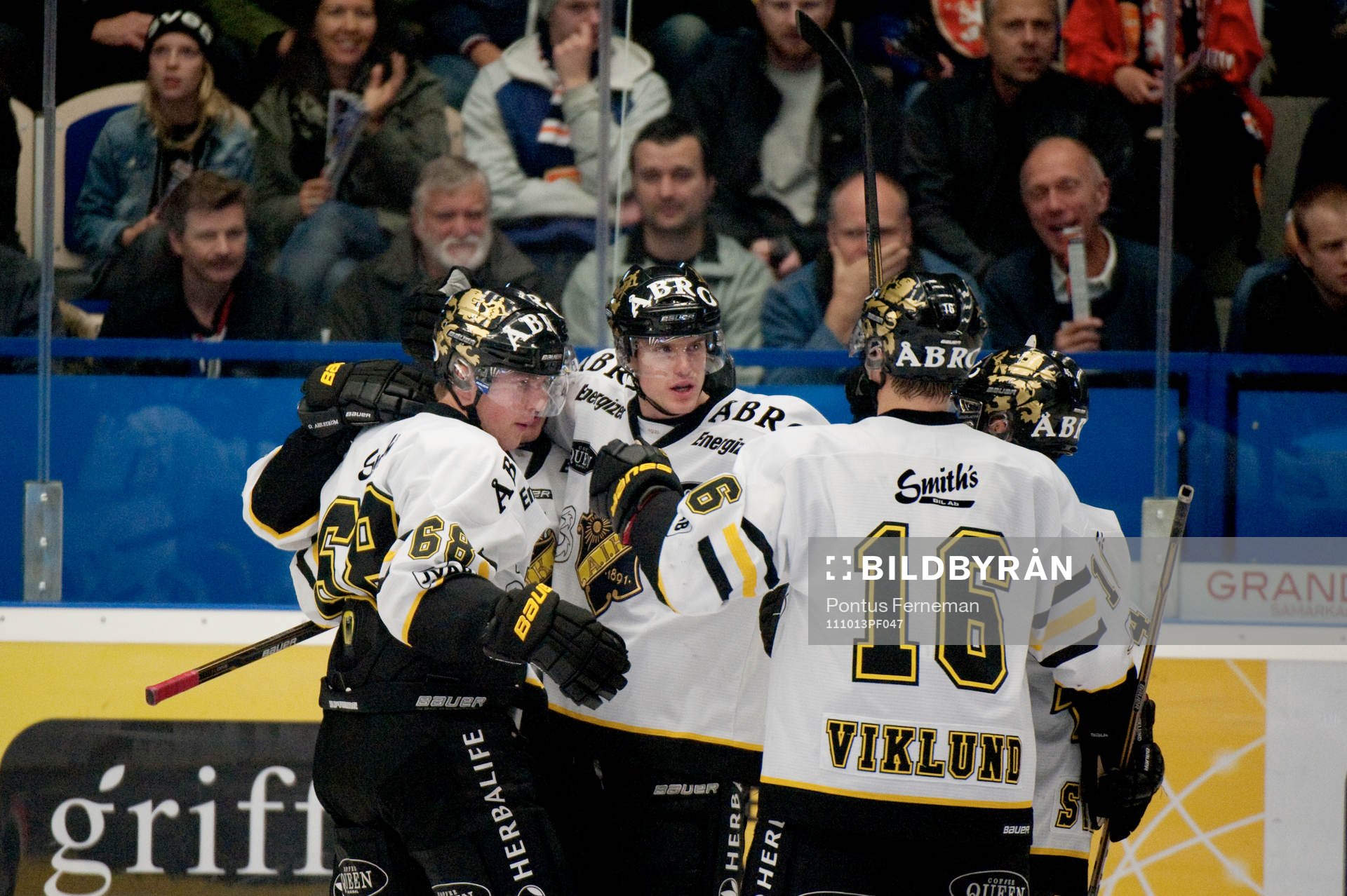 Victor Ahlström, Oscar Ahlström, AIK, jubel