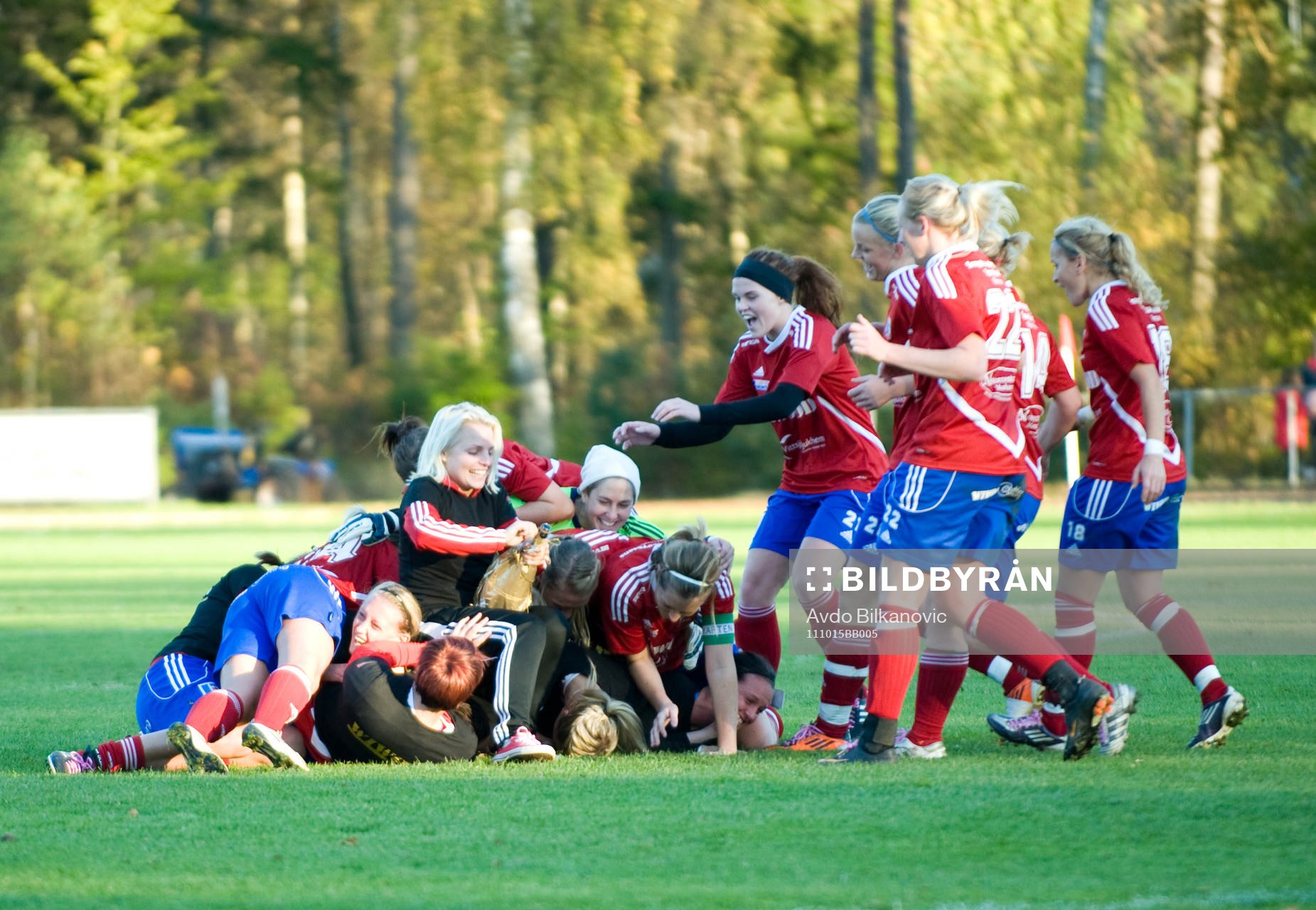  Vittsjö, jubel, glädje, efter slutsignalen