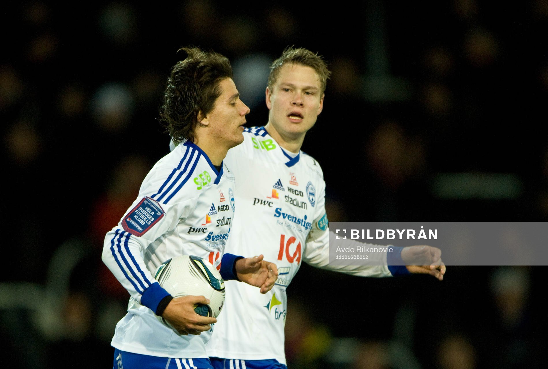 Gheorghe Andronic och Viktor Claesson, Värnamo, jubel
