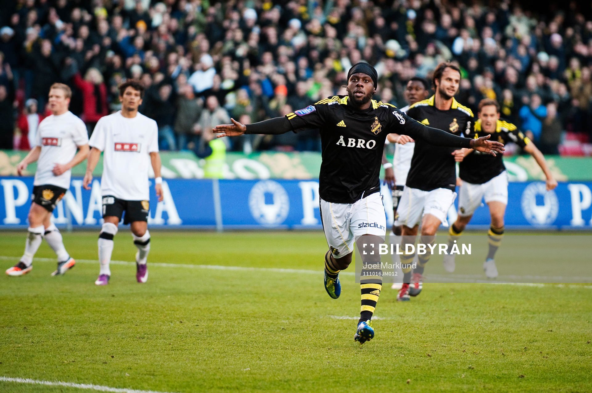 Martin Mutumba, AIK, jubel