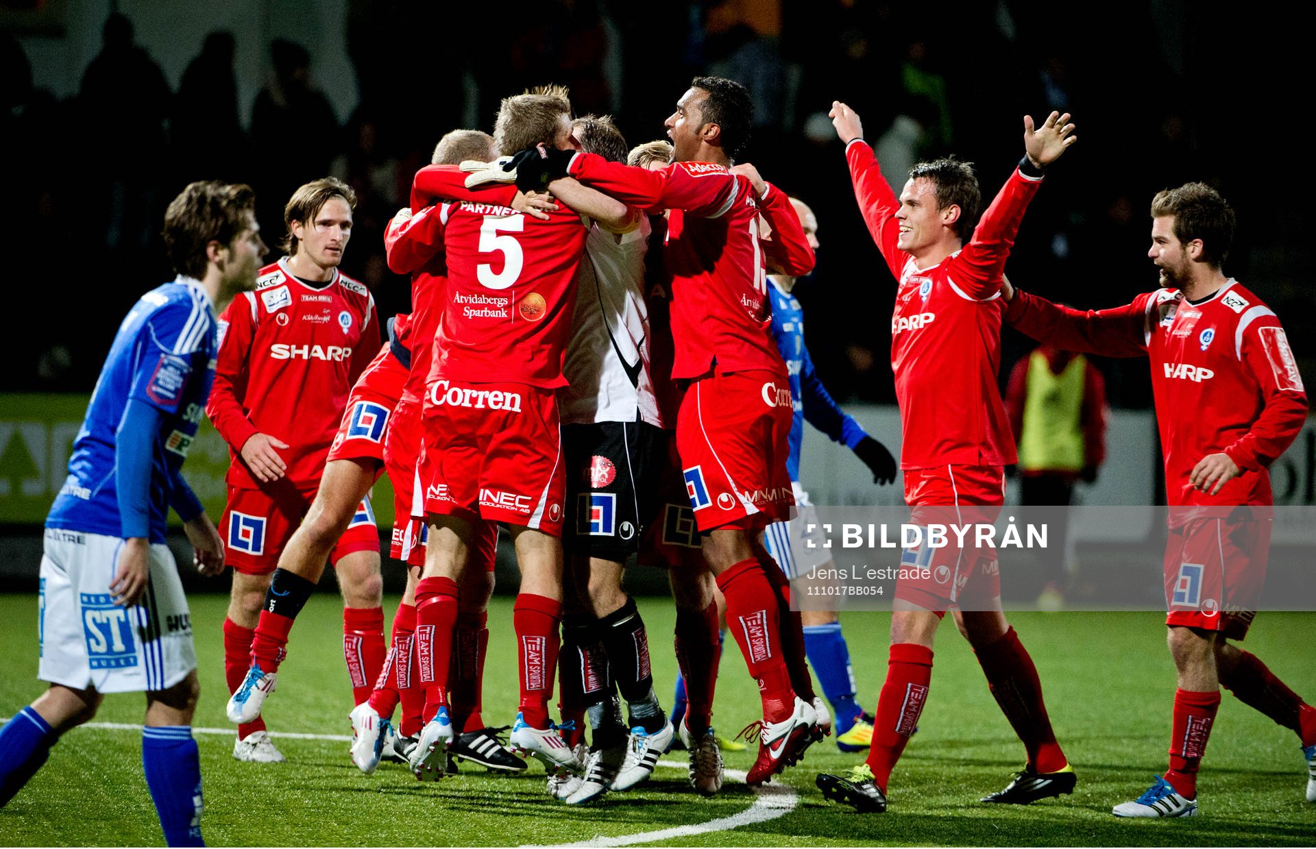 Åtvidaberg är klara för allsvenskan. Jubel, glädje