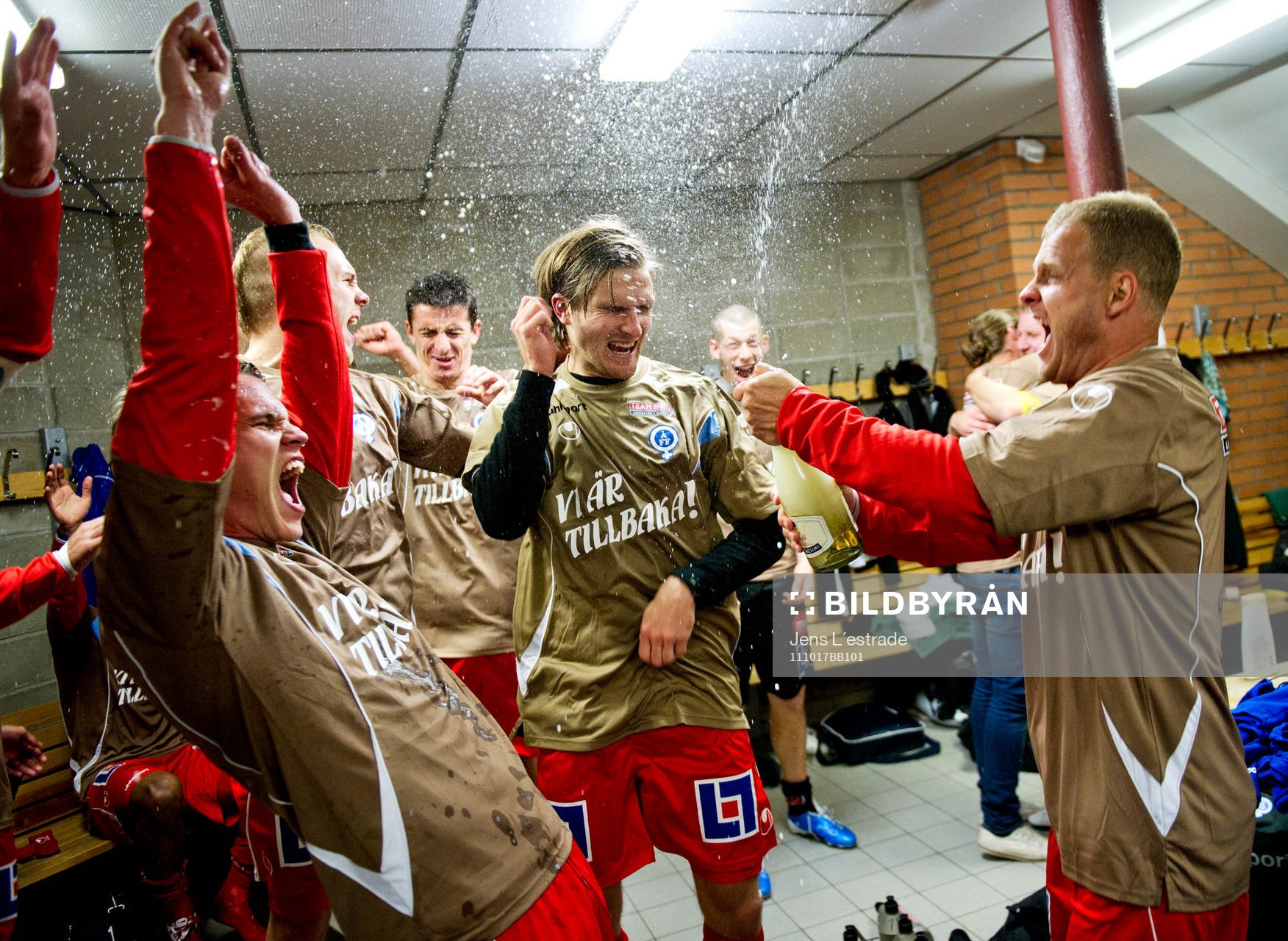  Åtvidaberg klara för  Allsvenskan, jubel, glädje.