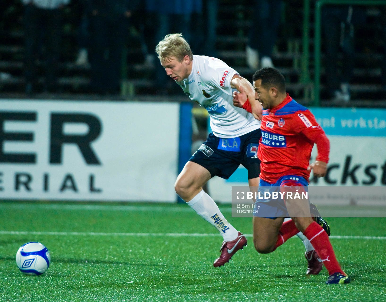 Olof Mård, Gefle och Rachid Bouaouzan, Helsingborg
