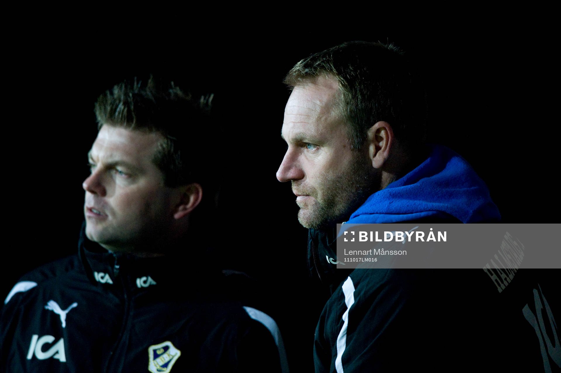 Jens Gustafsson och Torbjörn Arvidsson, tränare