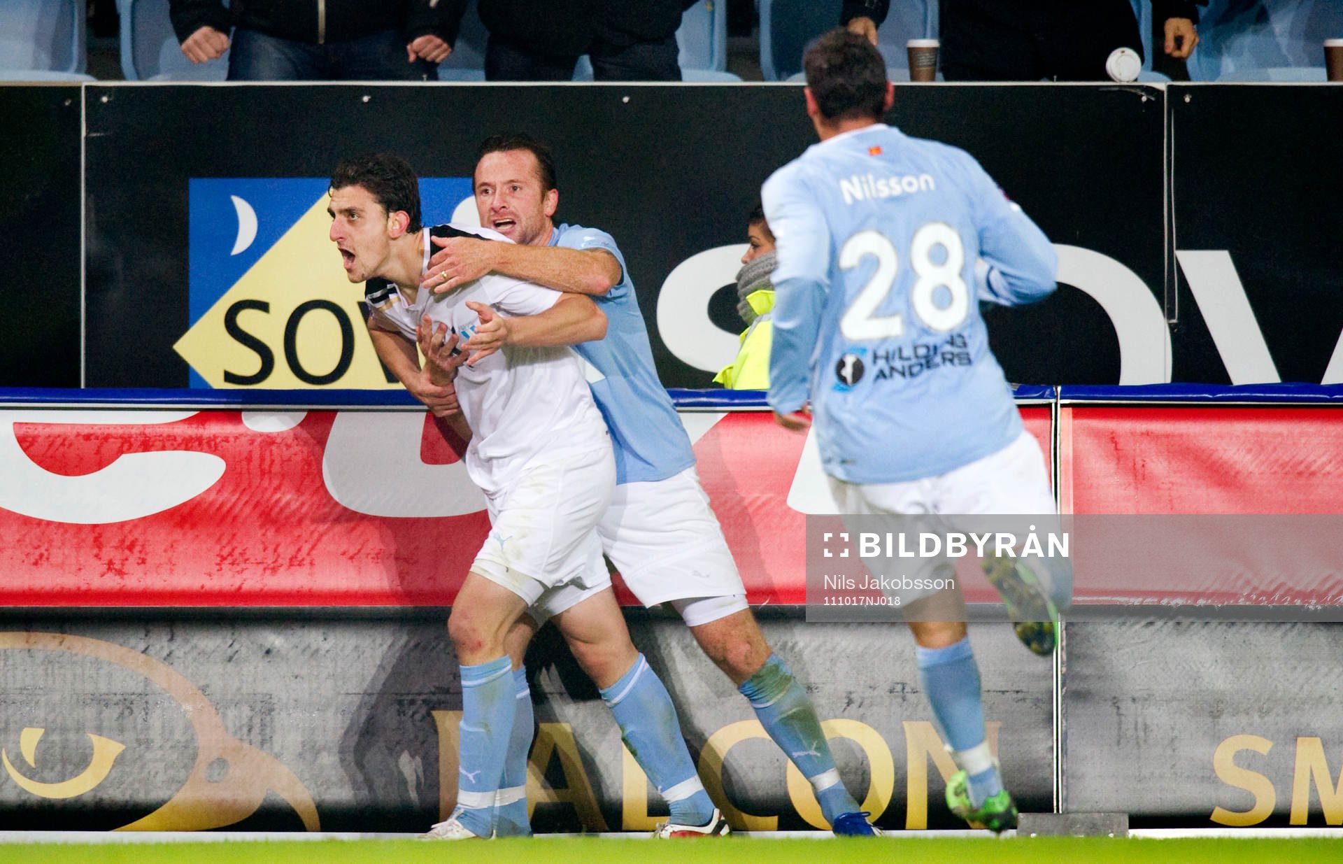 Agon Mehmeti, Ulrich Vinzents, Alexander Nilsson, Malmö FF