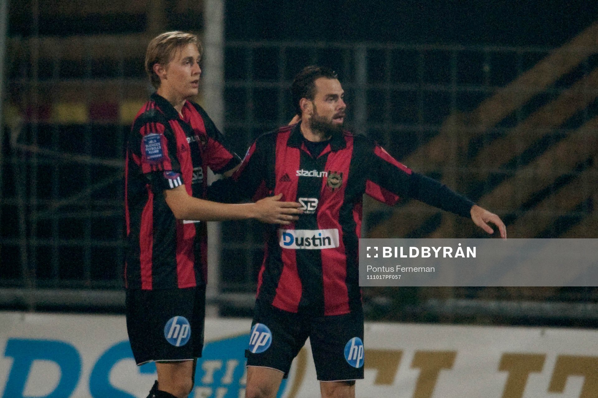  Joakim Lindner,  Andreas Eriksson,  Brommapojkarna, jubel.
