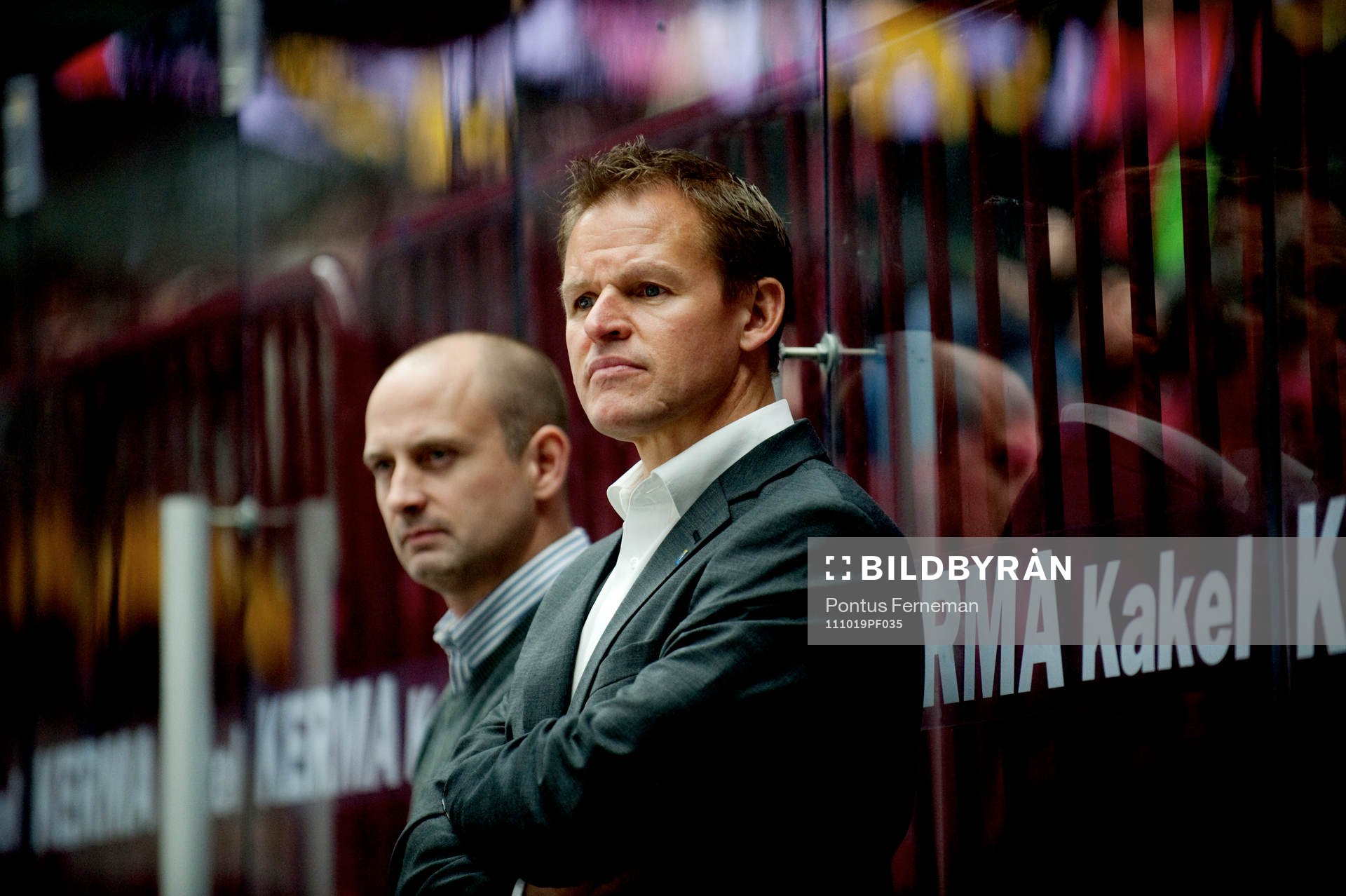 Anders Sörensen, assisterande tränare, Johan Strömvall,