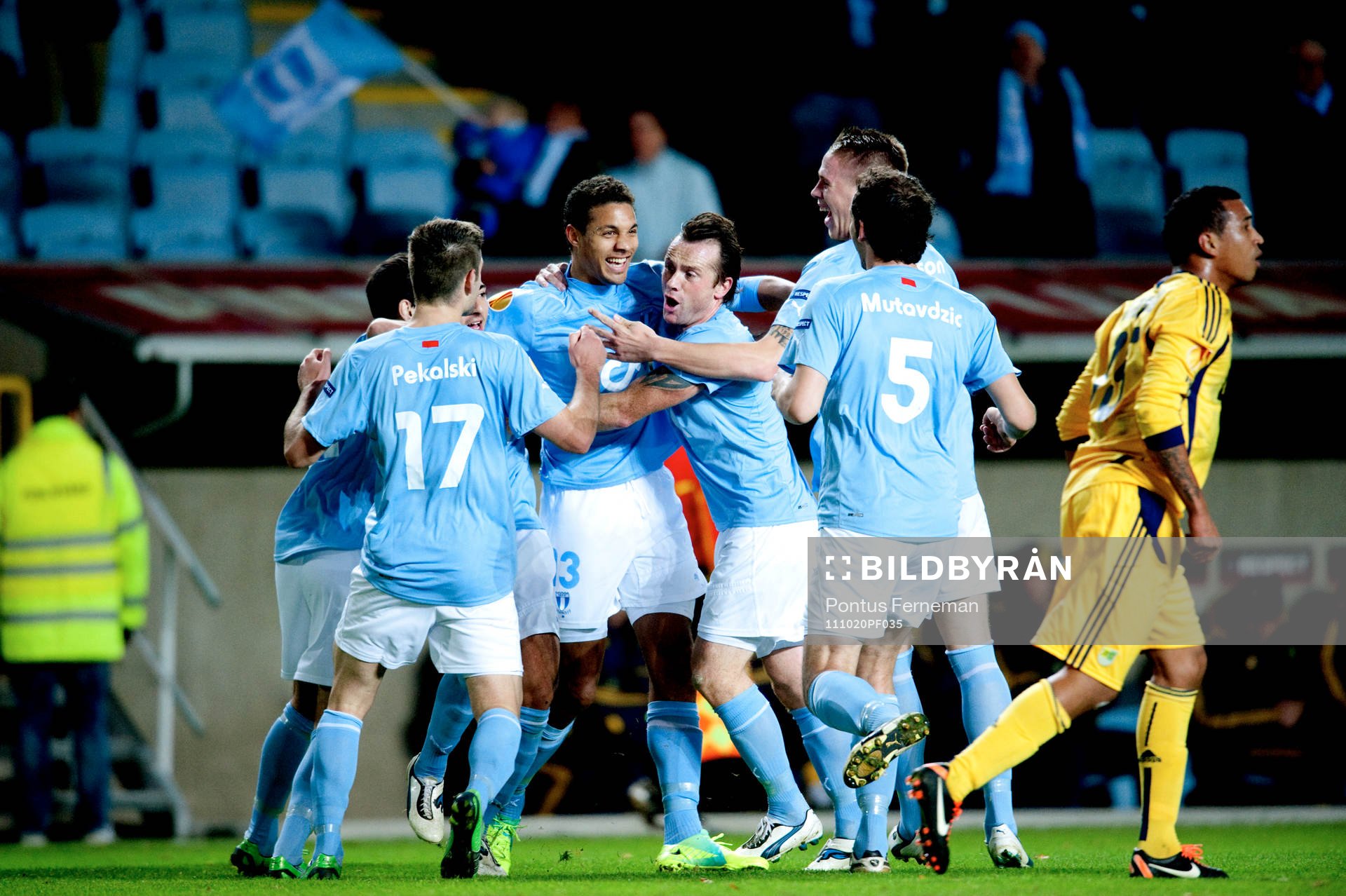 Malmö FF, jubel, 1-0
