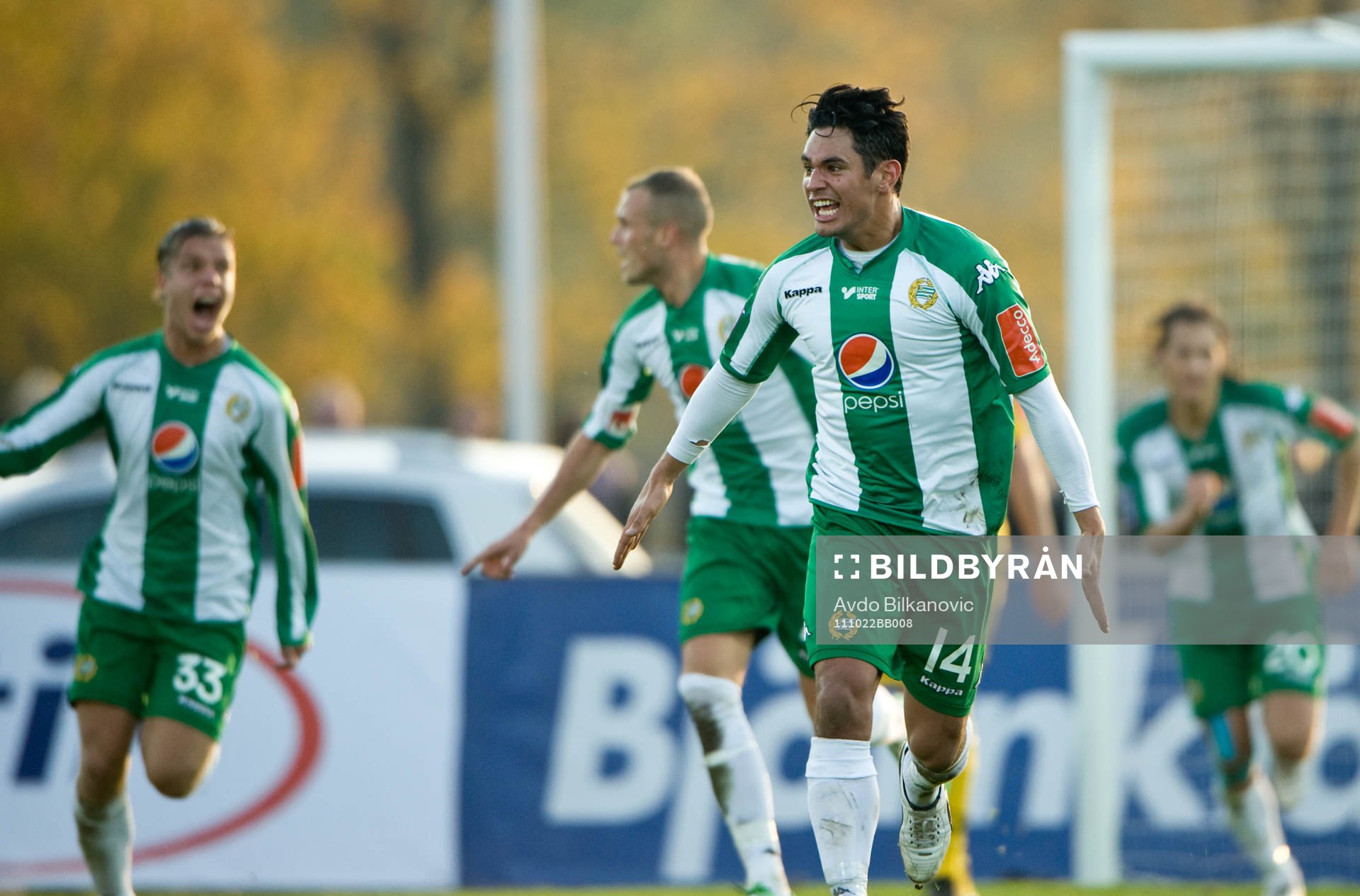 Sebastian Bojassén, Hammarby, jubel